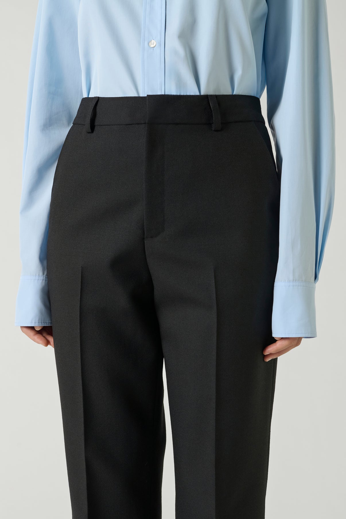 Pantalon Gabriel - Noir - Laine - Femme vue 4