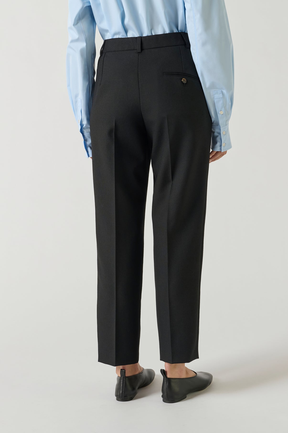 Pantalon Gabriel - Noir - Laine - Femme vue 3