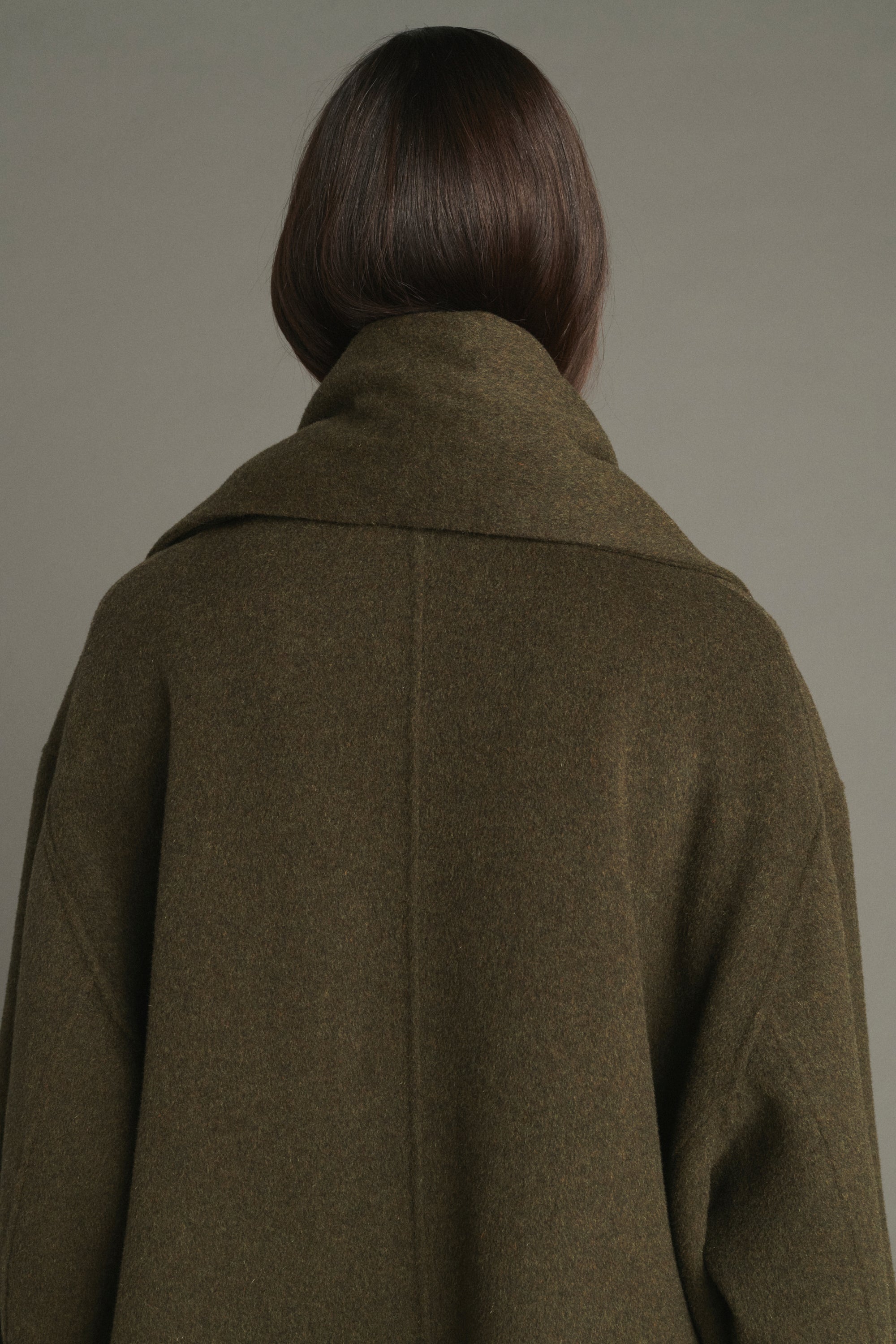 Coat FINN Khaki Heathered