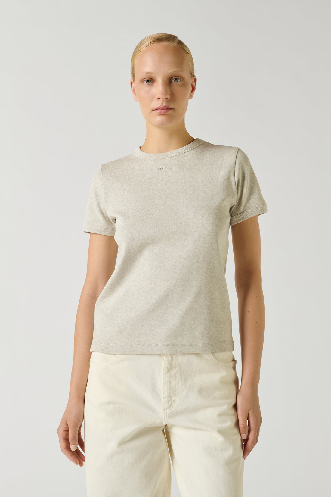Aristide Chiné T-Shirt in Organic Cotton Soeur