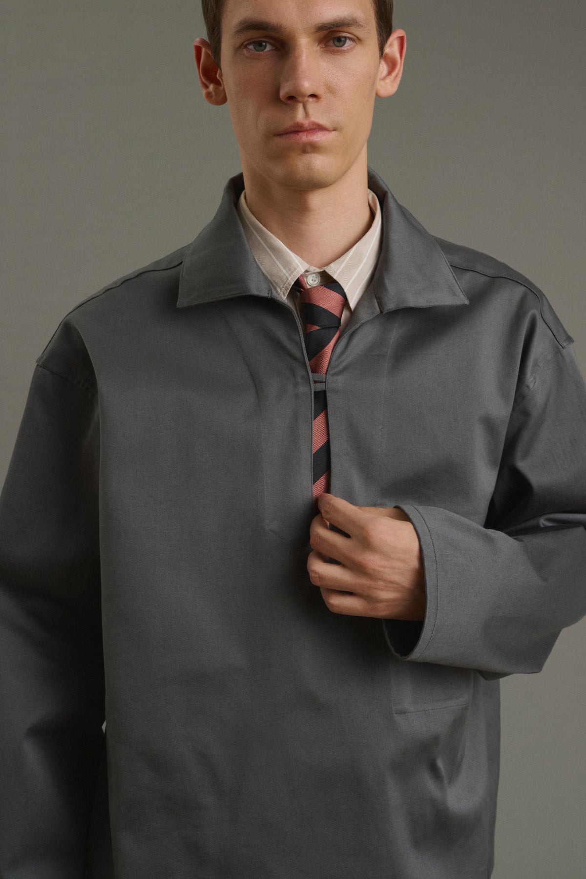 Chaqueta marinera Pierre - Gris oscuro - Algodón - Hombre