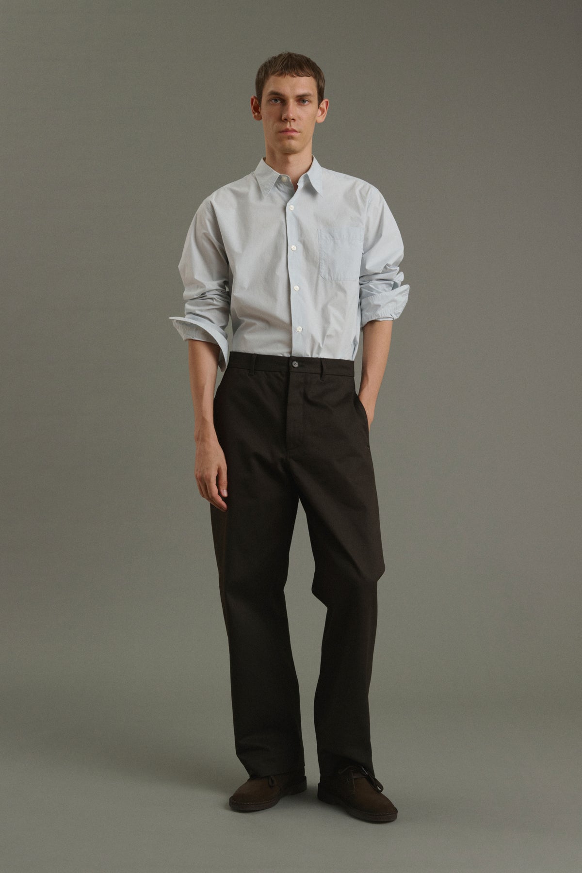 Camisa Glenn - Azul pálido - Algodón - Hombre