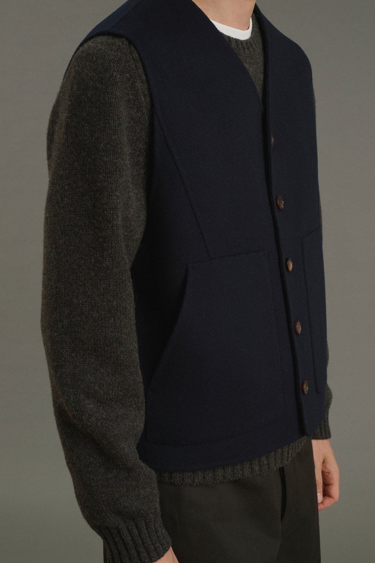 Chaqueta Romain - Azul marino intenso - Doble faz - Hombre vue 5