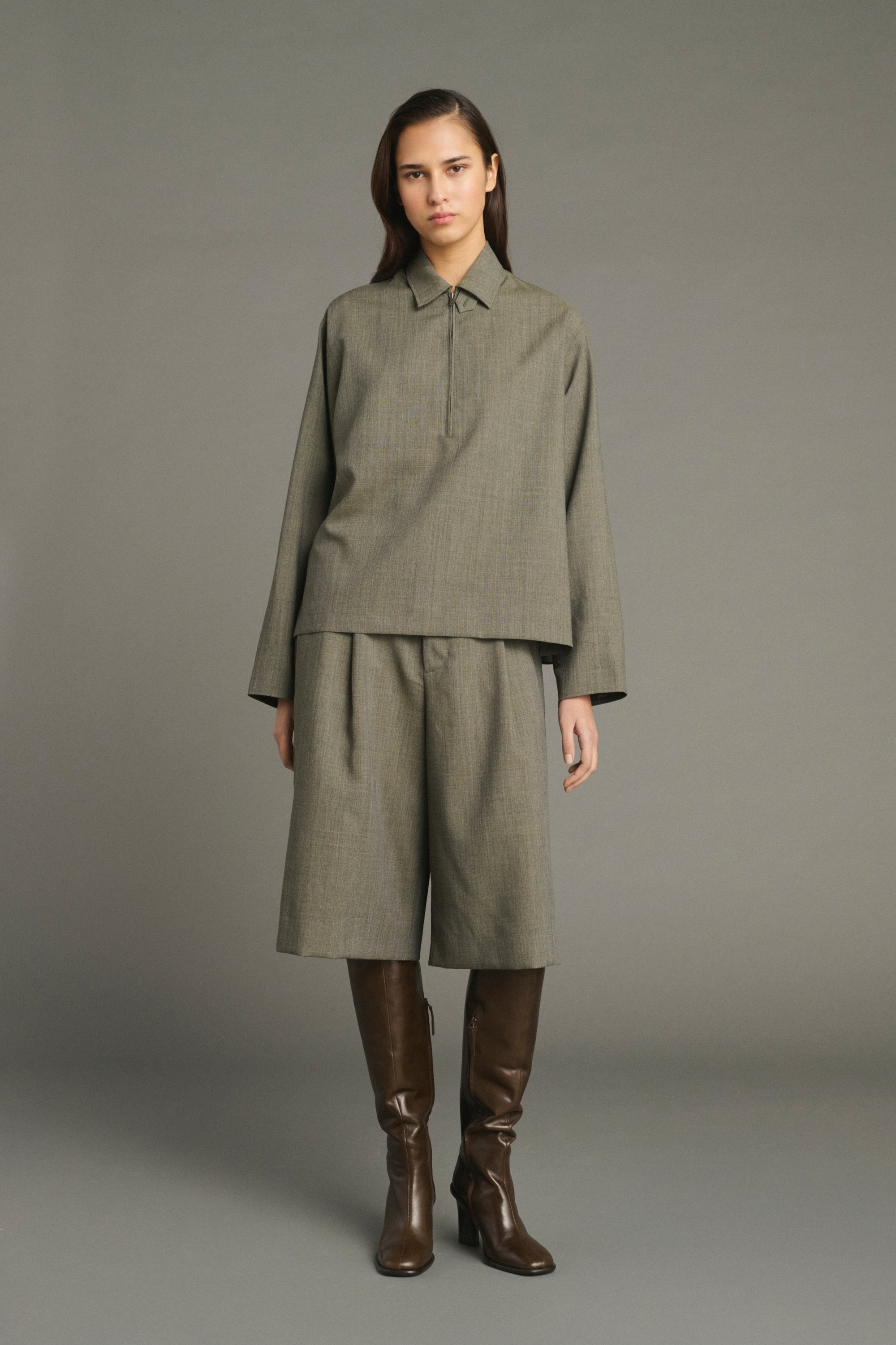 Culottes LOUISON Sage Green