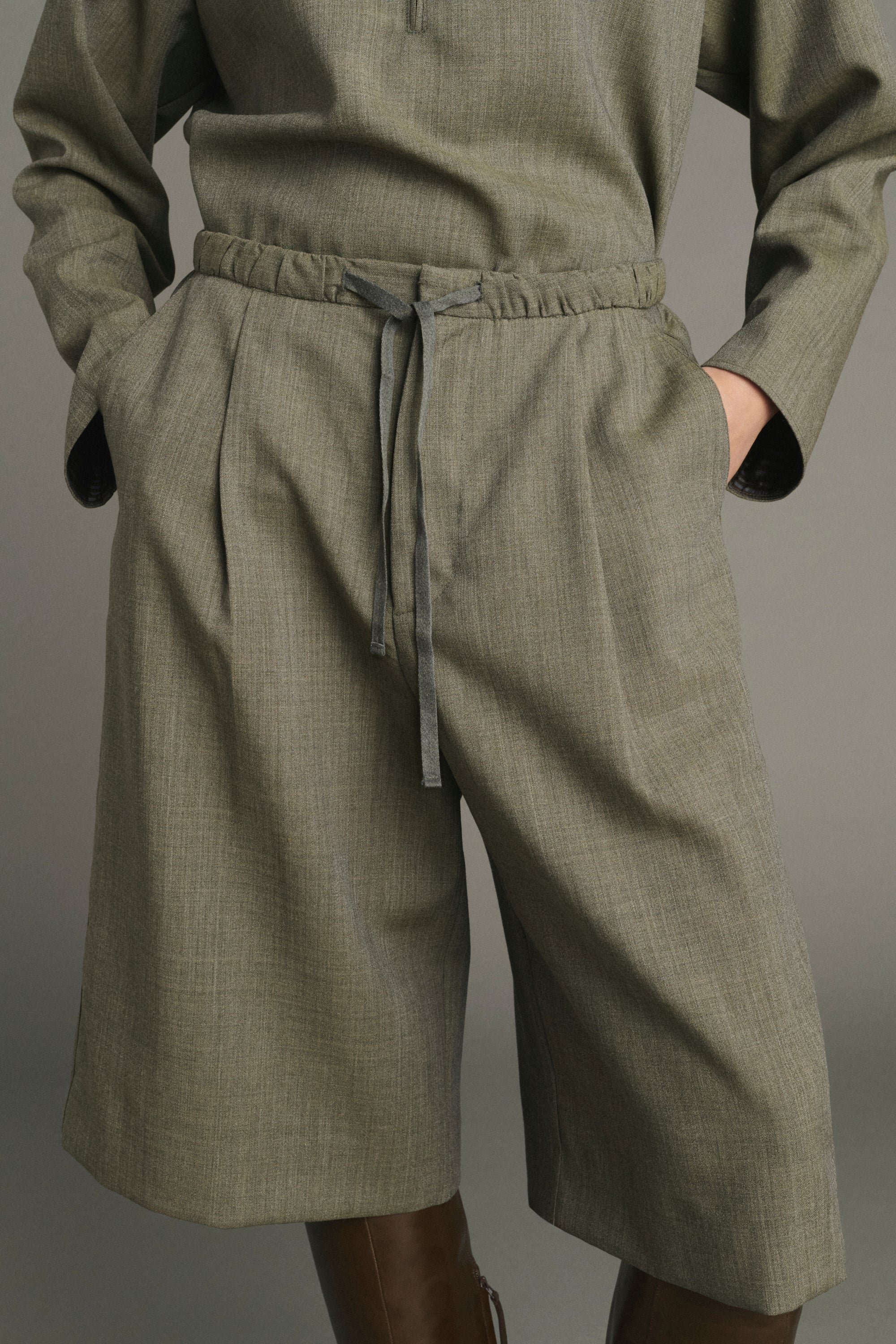 Culottes LOUISON Sage Green