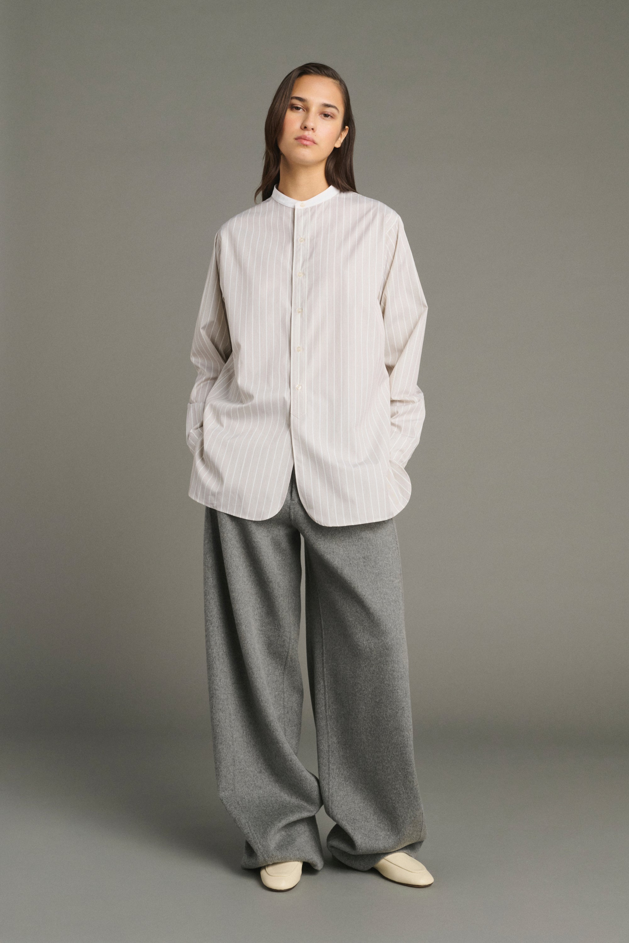 Trousers HORATIO Light Gray