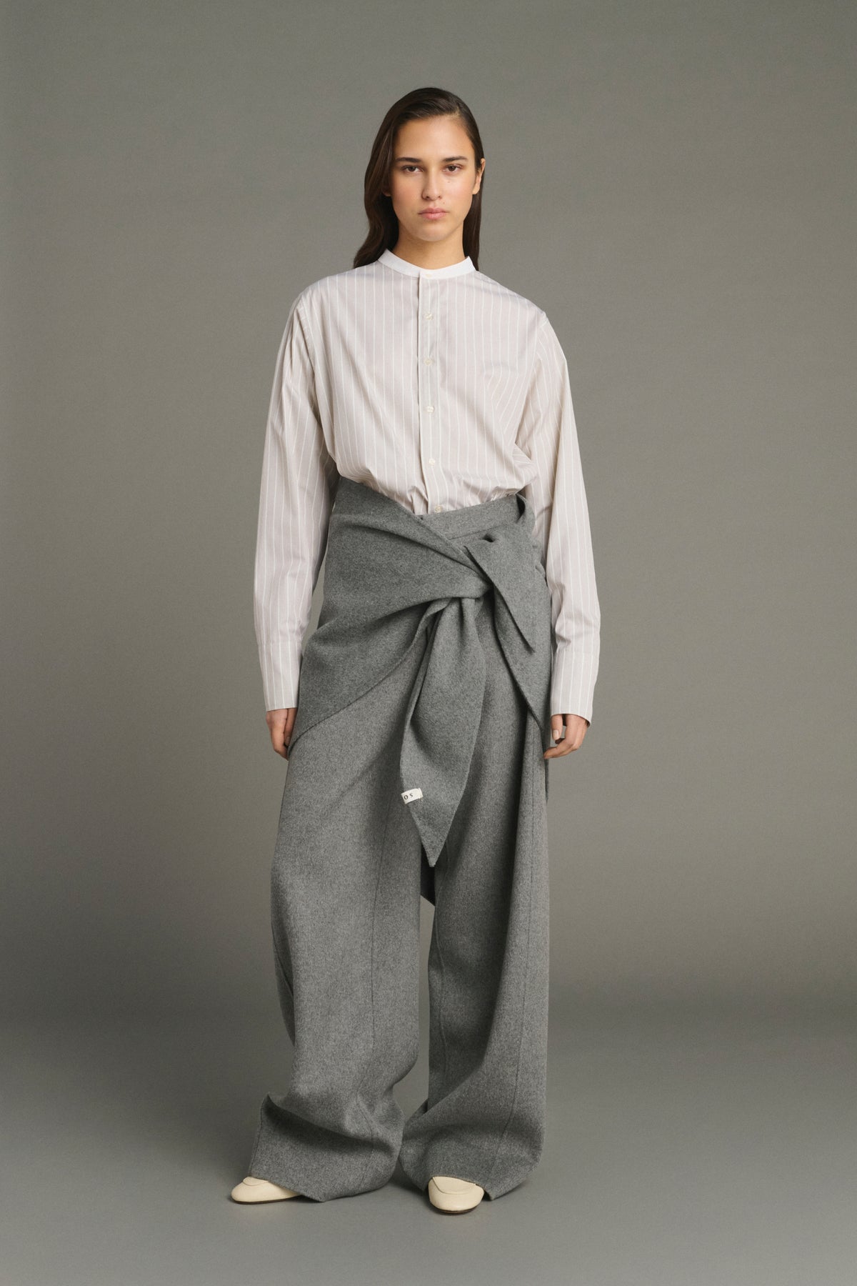 Cape Jamelia - Gris Clair - Laine - Femme vue 4