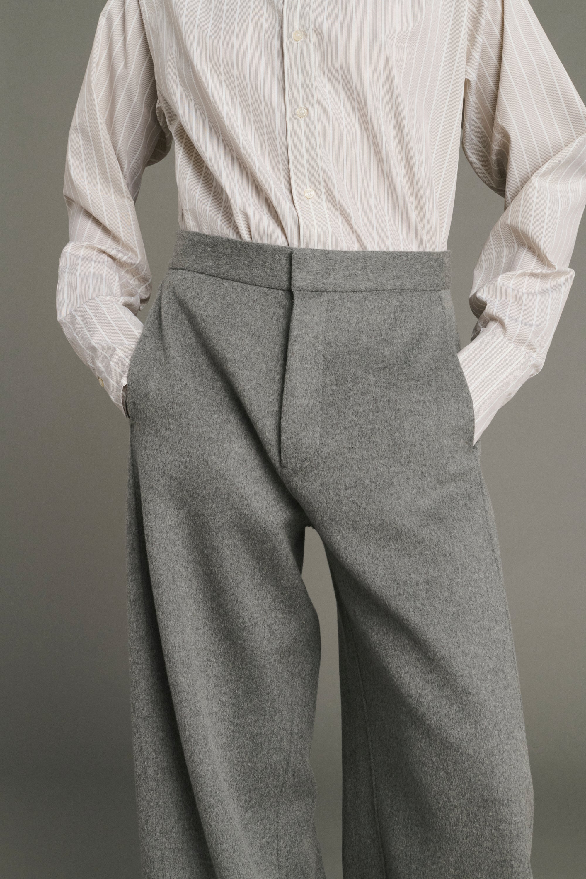 Trousers HORATIO Light Gray