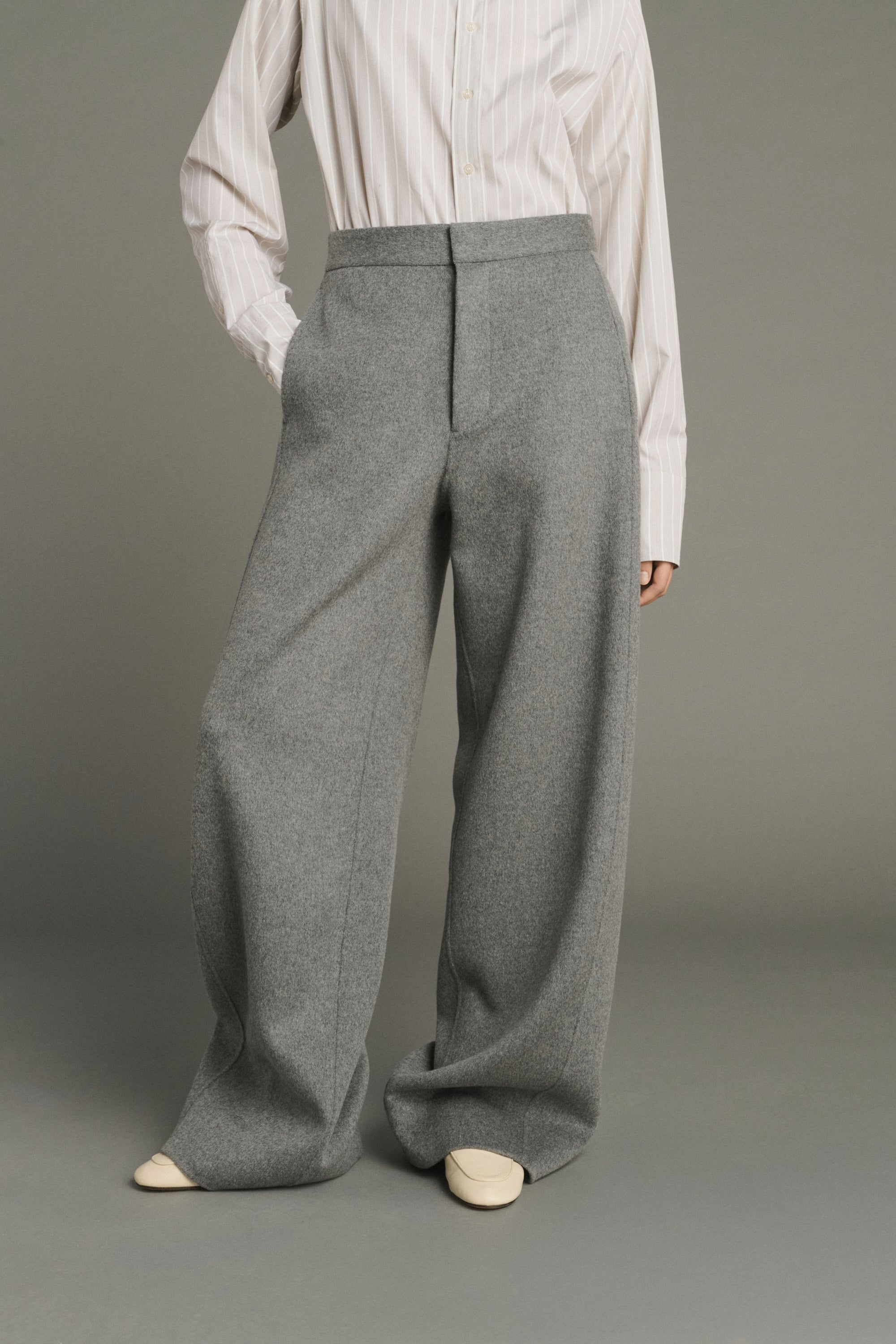 Trousers HORATIO Light Gray