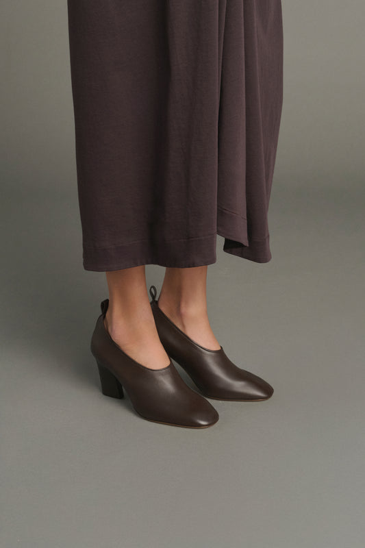 Escarpins Thea - Marron Chaud - Cuir - Femme