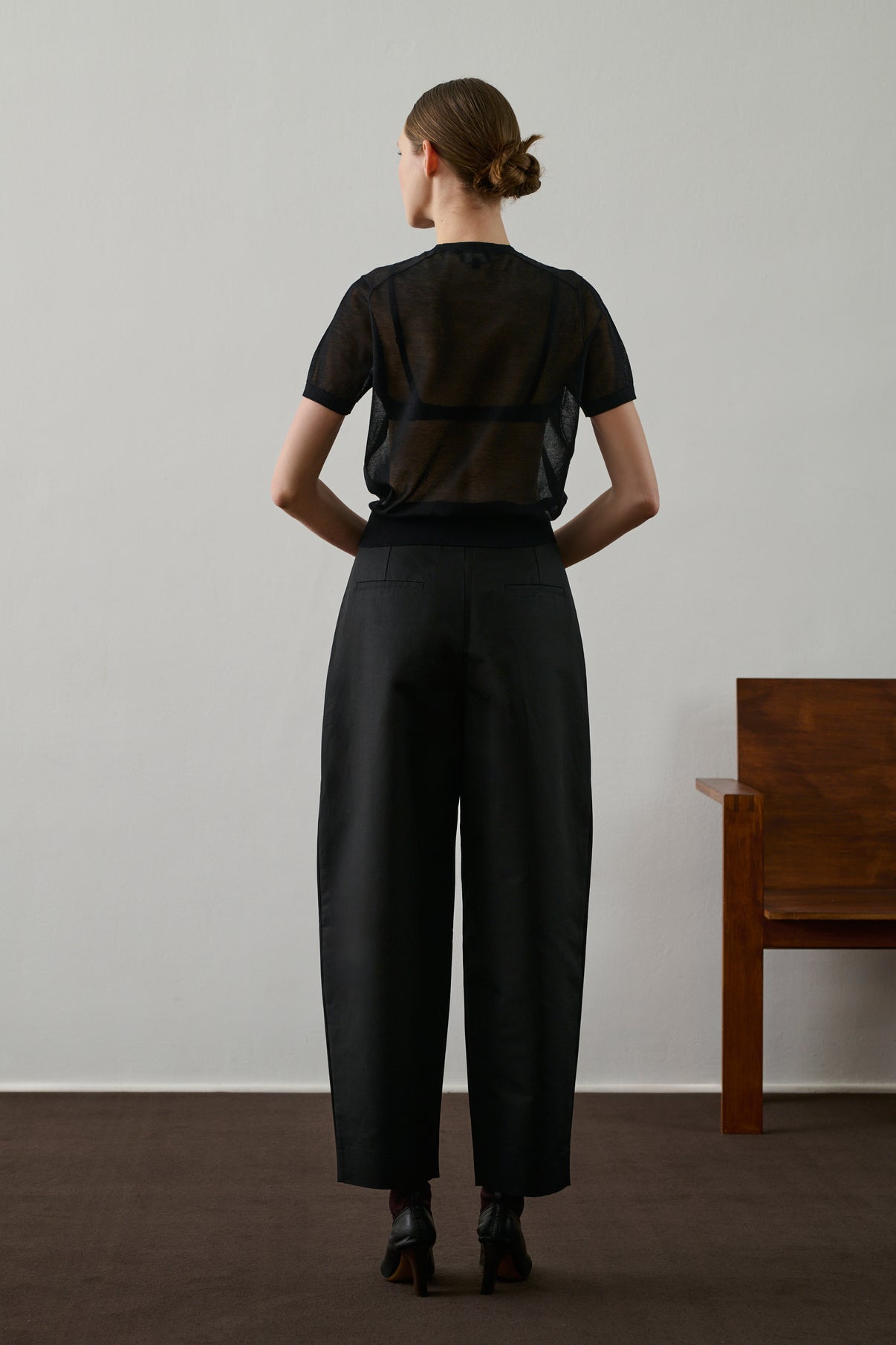 Pull Dua - Noir - Femme vue 2