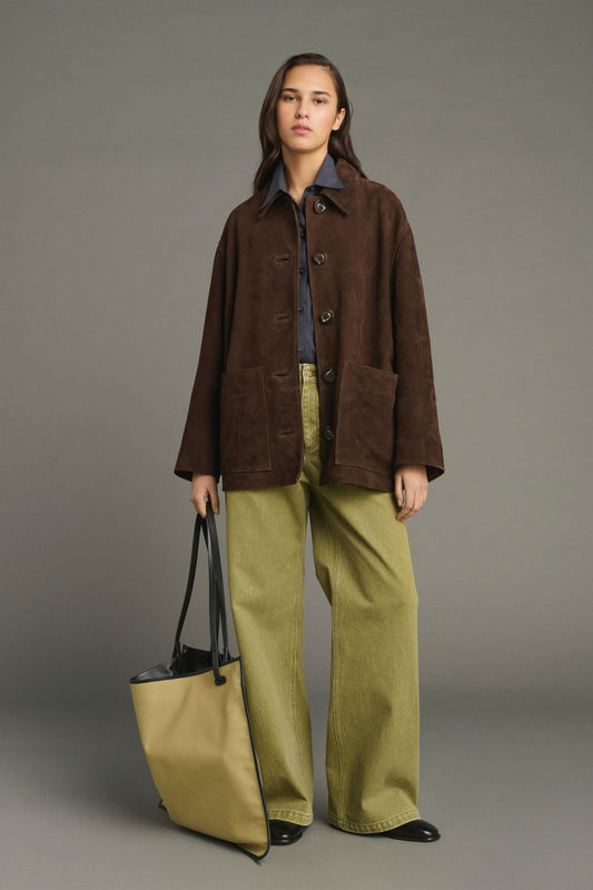 Vincenzo jacket - Ebony - Leather - Women