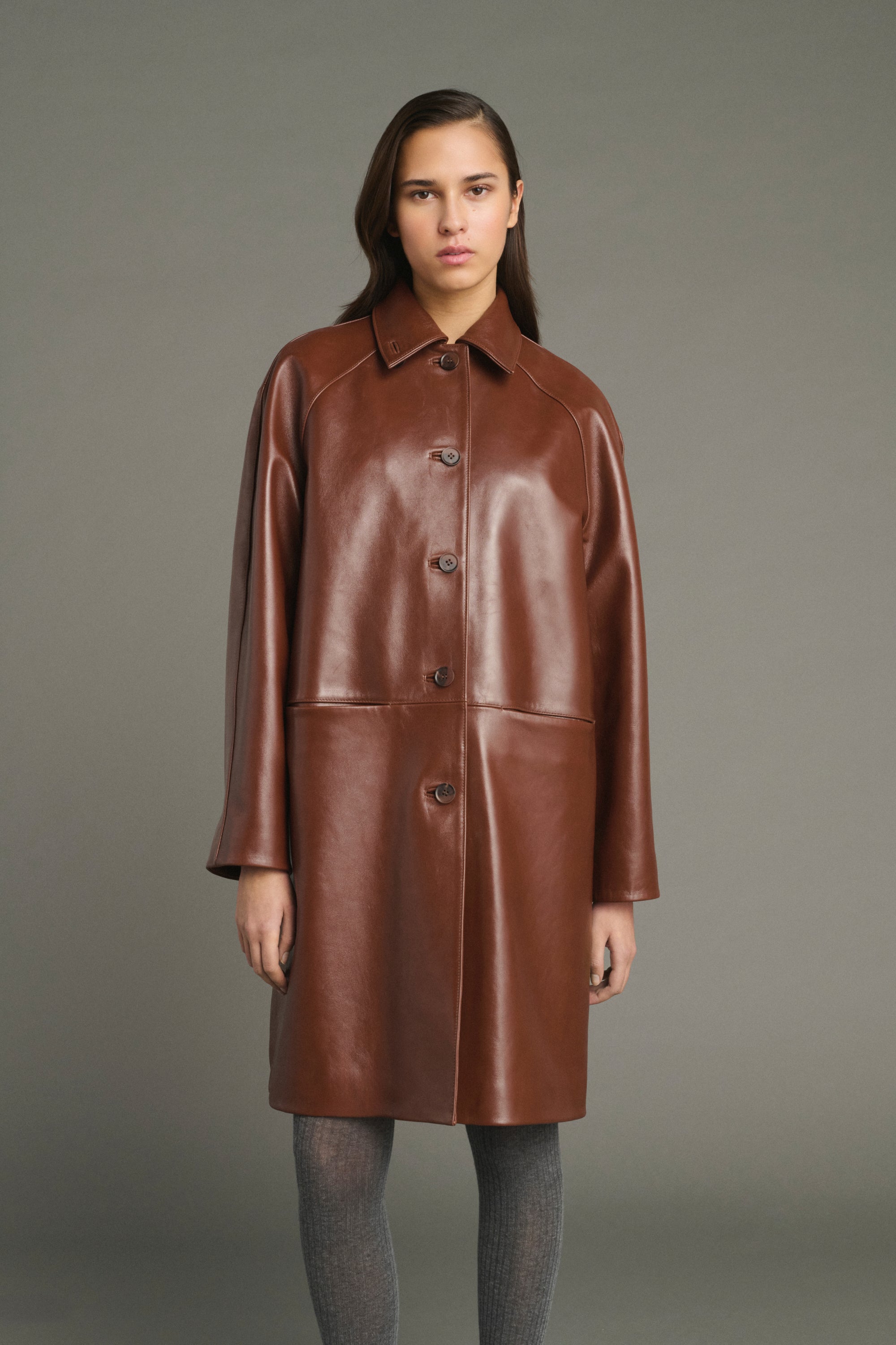 Coat LOGAN ACAJOU