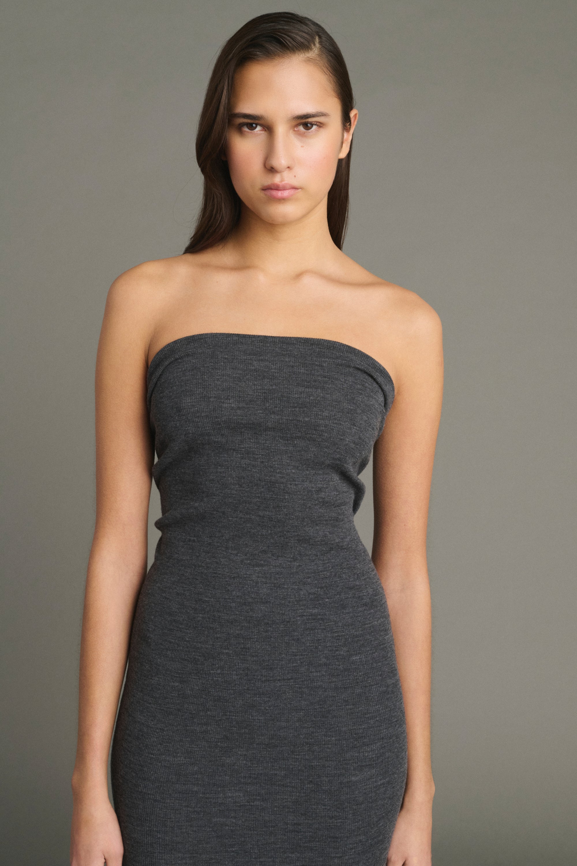 Dress LILIA Charcoal Gray