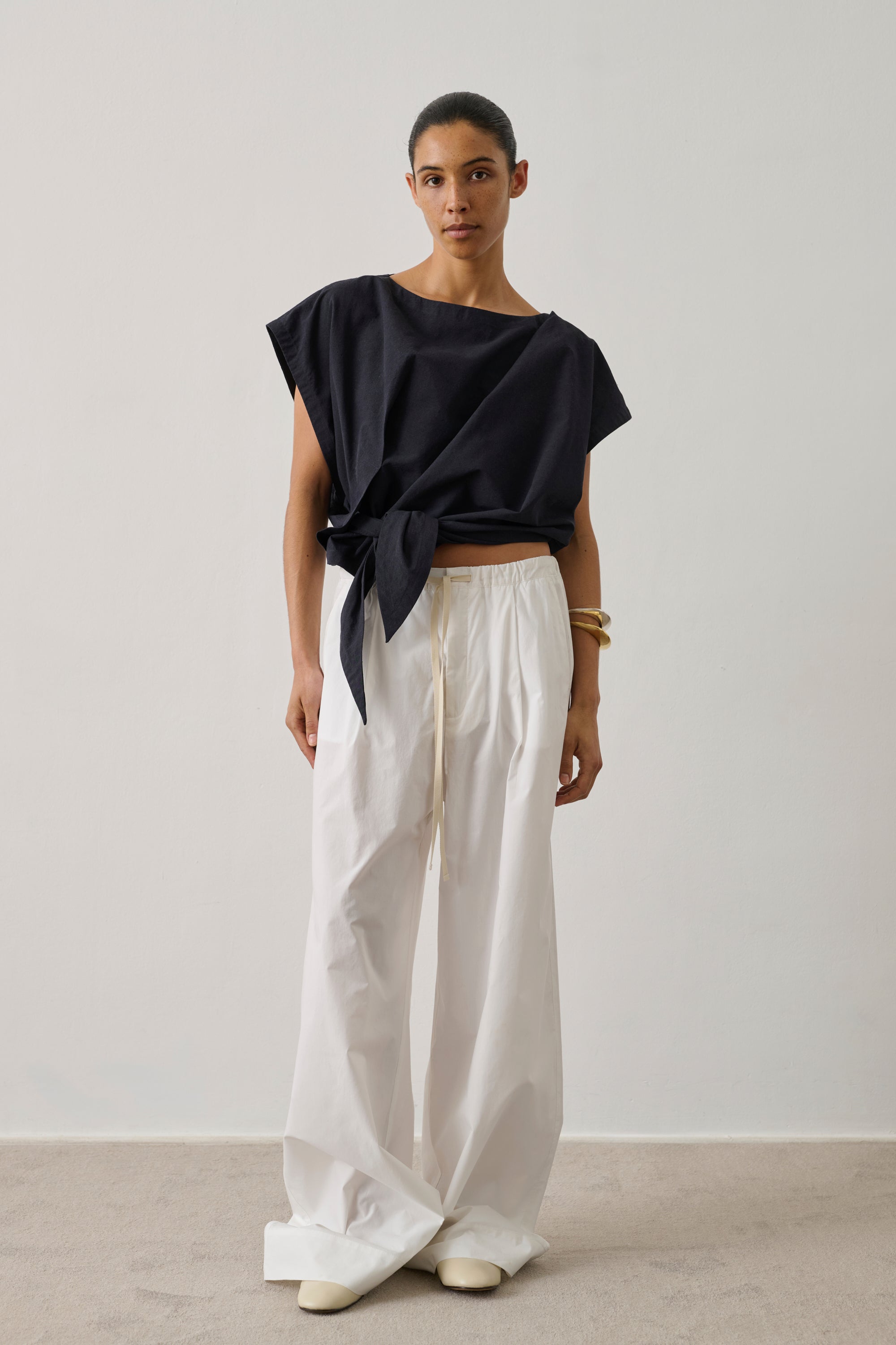 Trousers HUGUES Off White