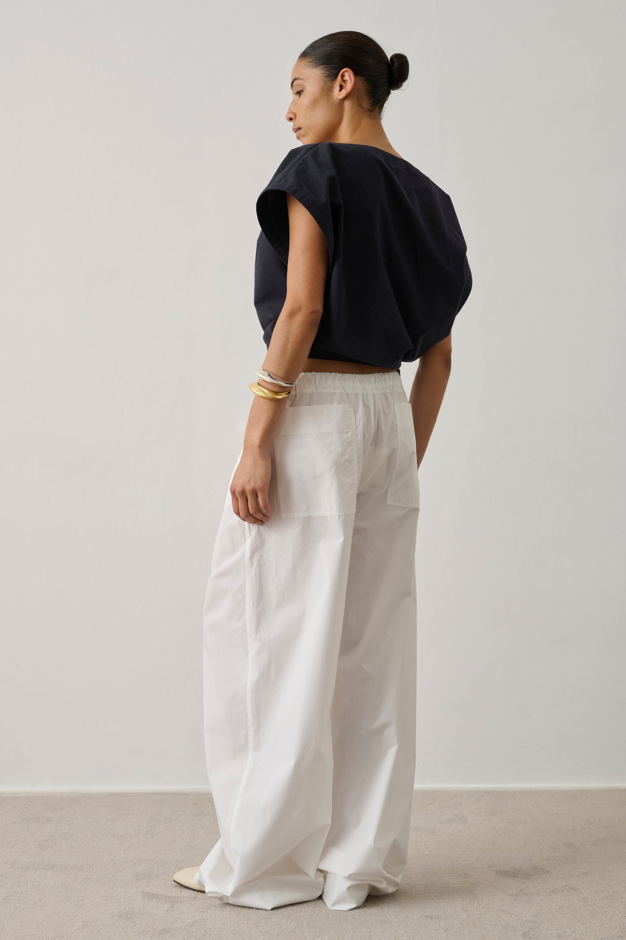 Trousers HUGUES Off White