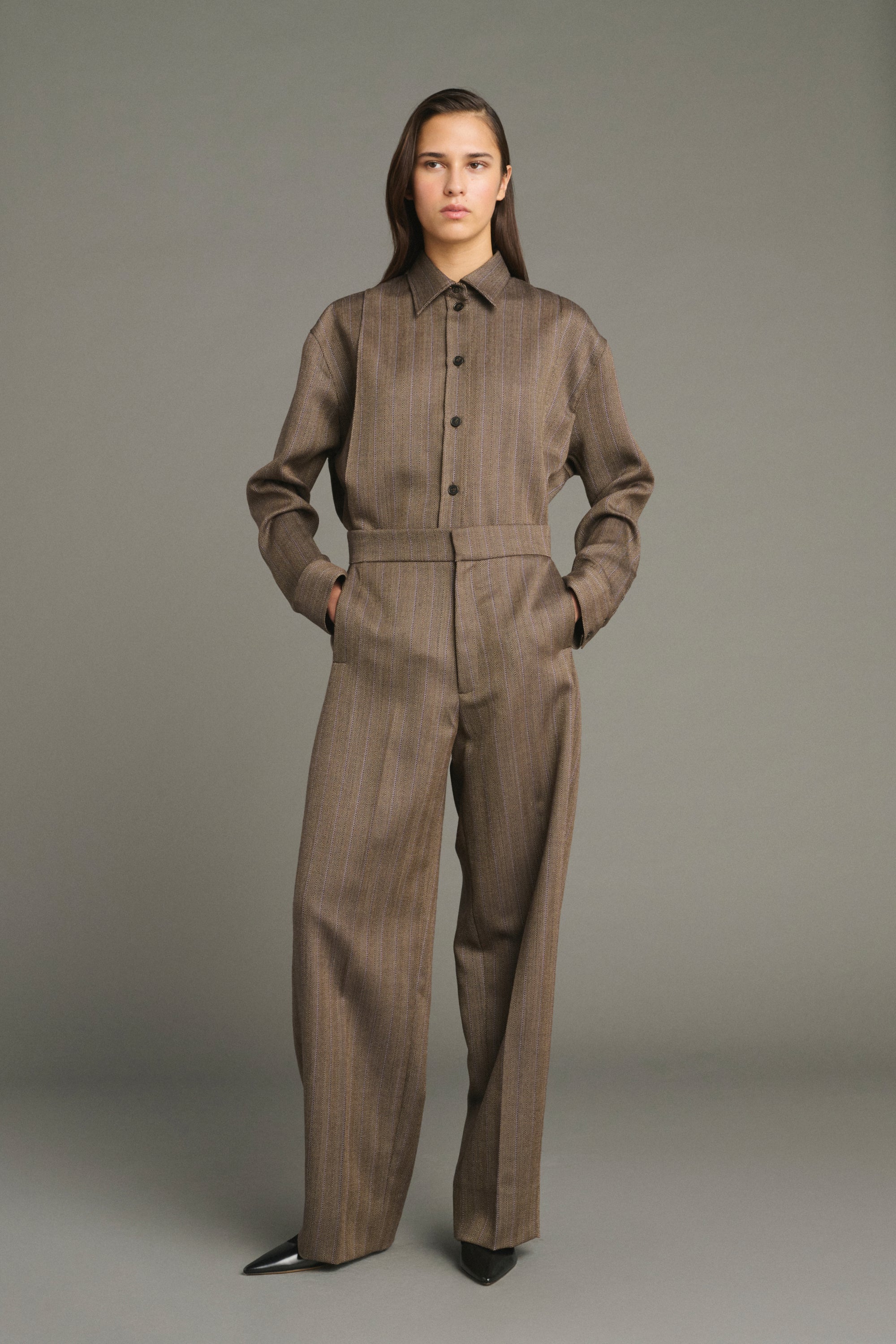 Shirt LISBONNE Brown/PARME