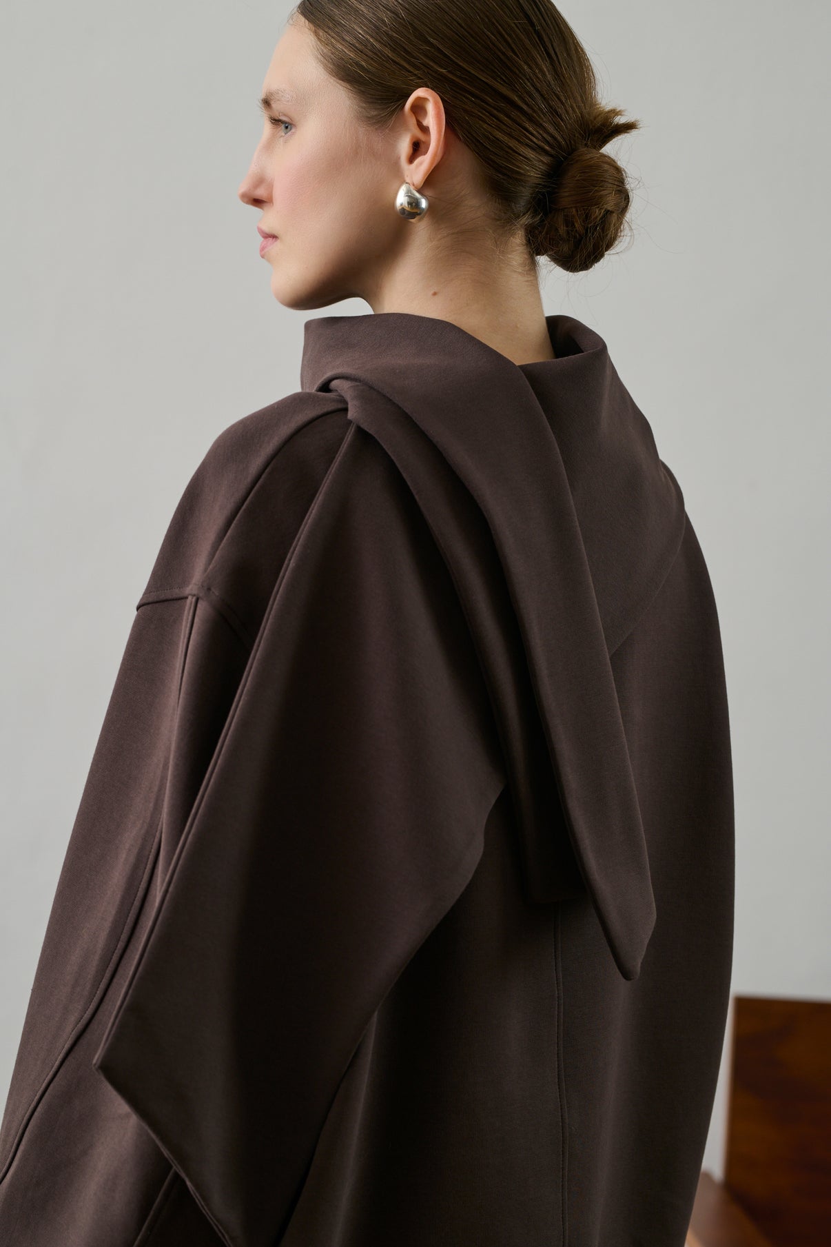 Sweatshirt Freja - Marron/Prune - Coton - Femme vue 5