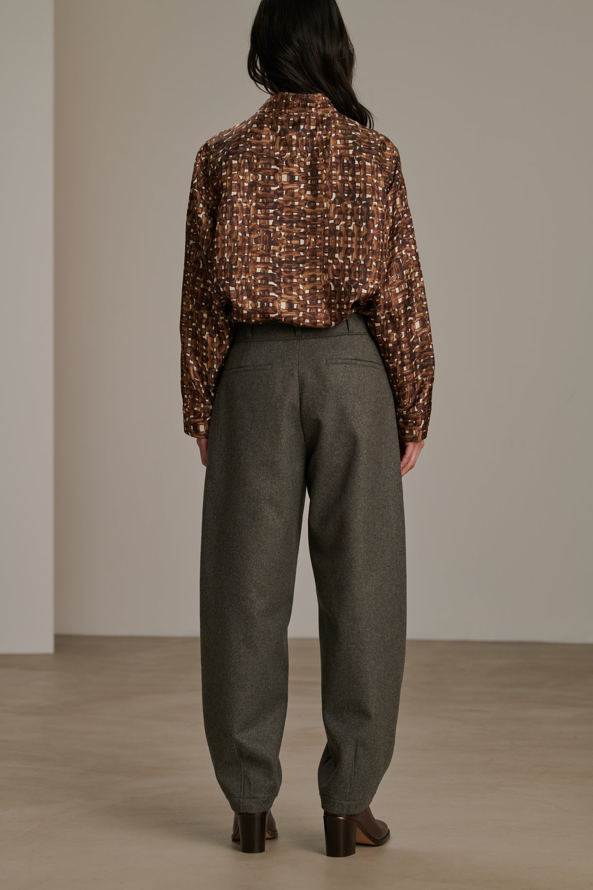 Pantalón Barrie - Gris claro - Lana - Mujer vue 2