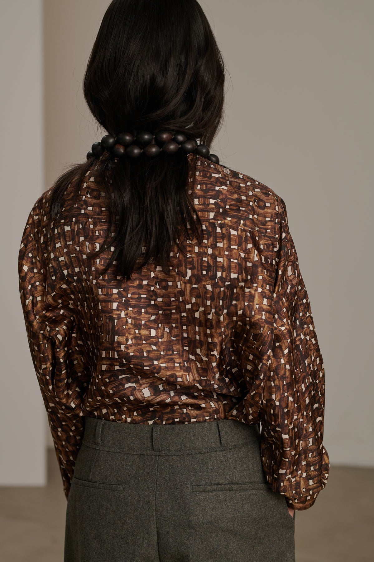 Pantalón Barrie - Gris claro - Lana - Mujer