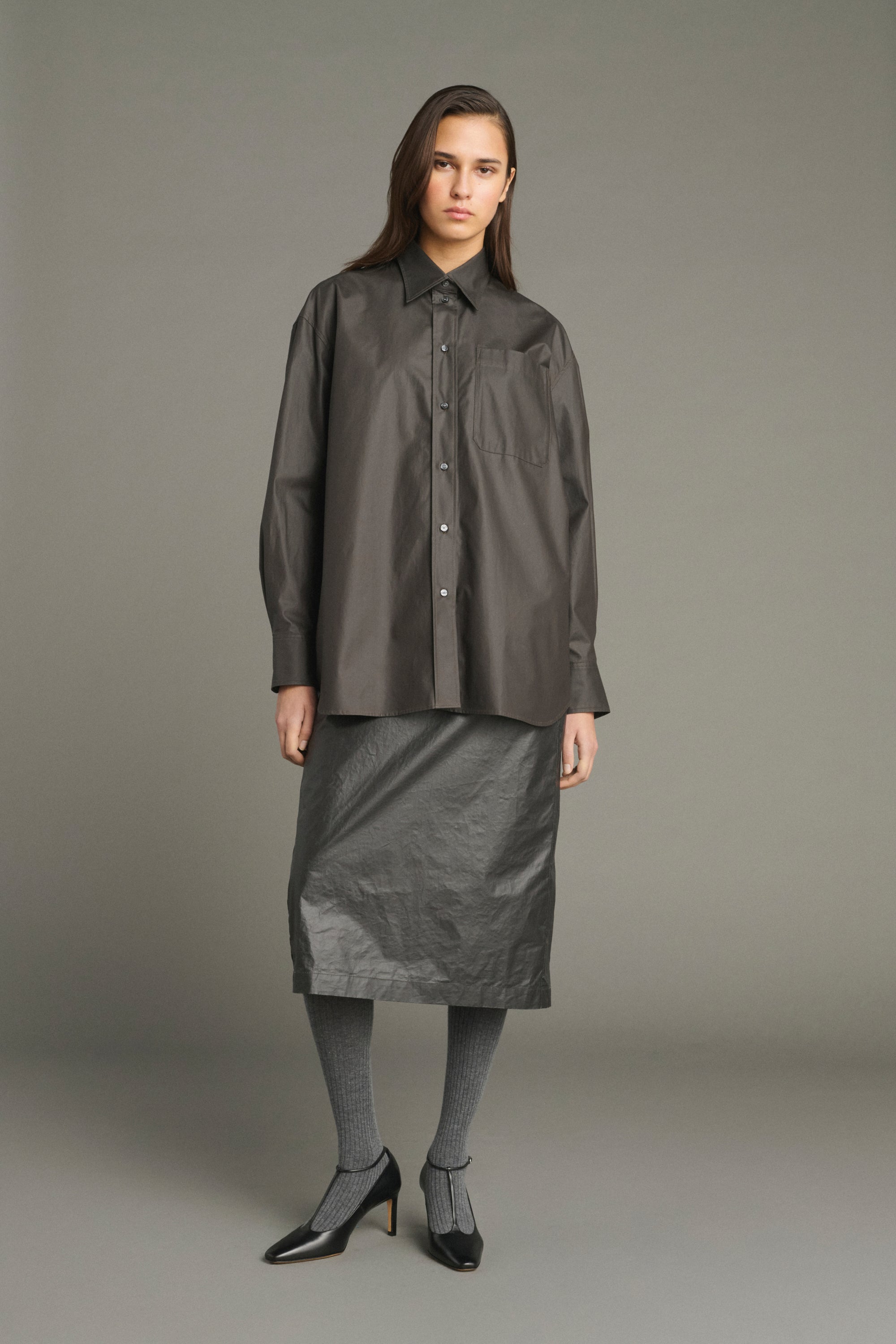 Shirt CARLOTTA Dark Brown