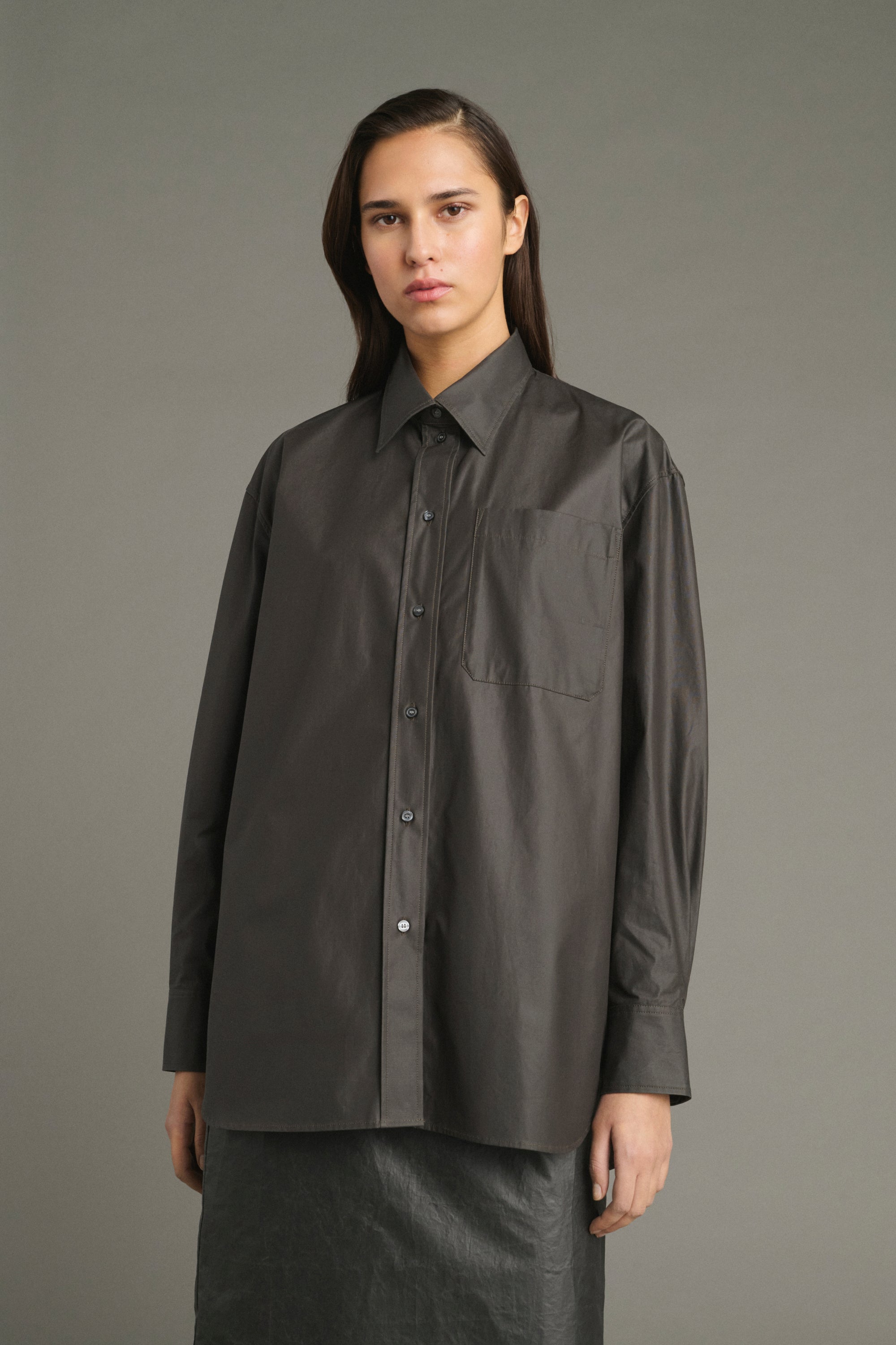 Shirt CARLOTTA Dark Brown