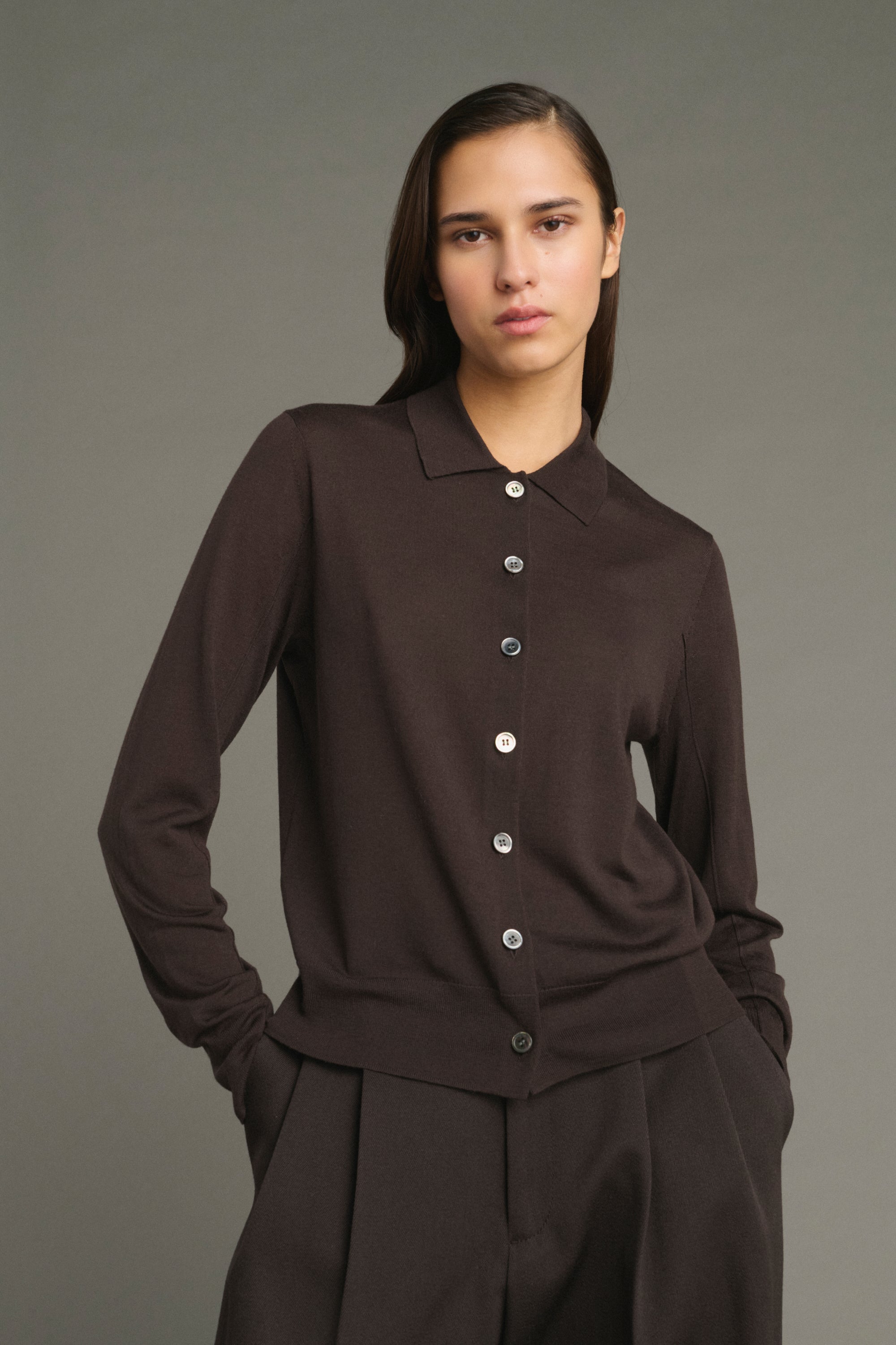 Cardigan HAILEY Chocolate