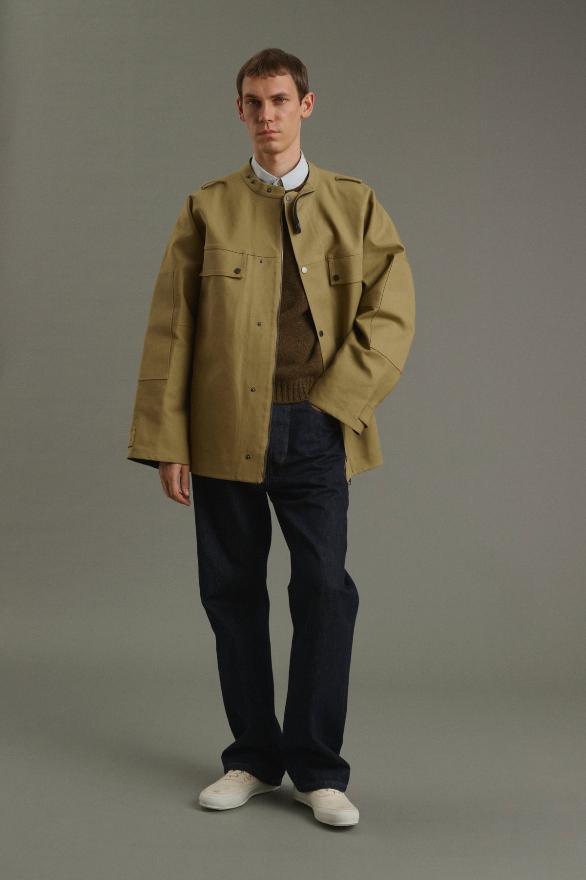 Manteau Martin - Beige - Coton - Homme