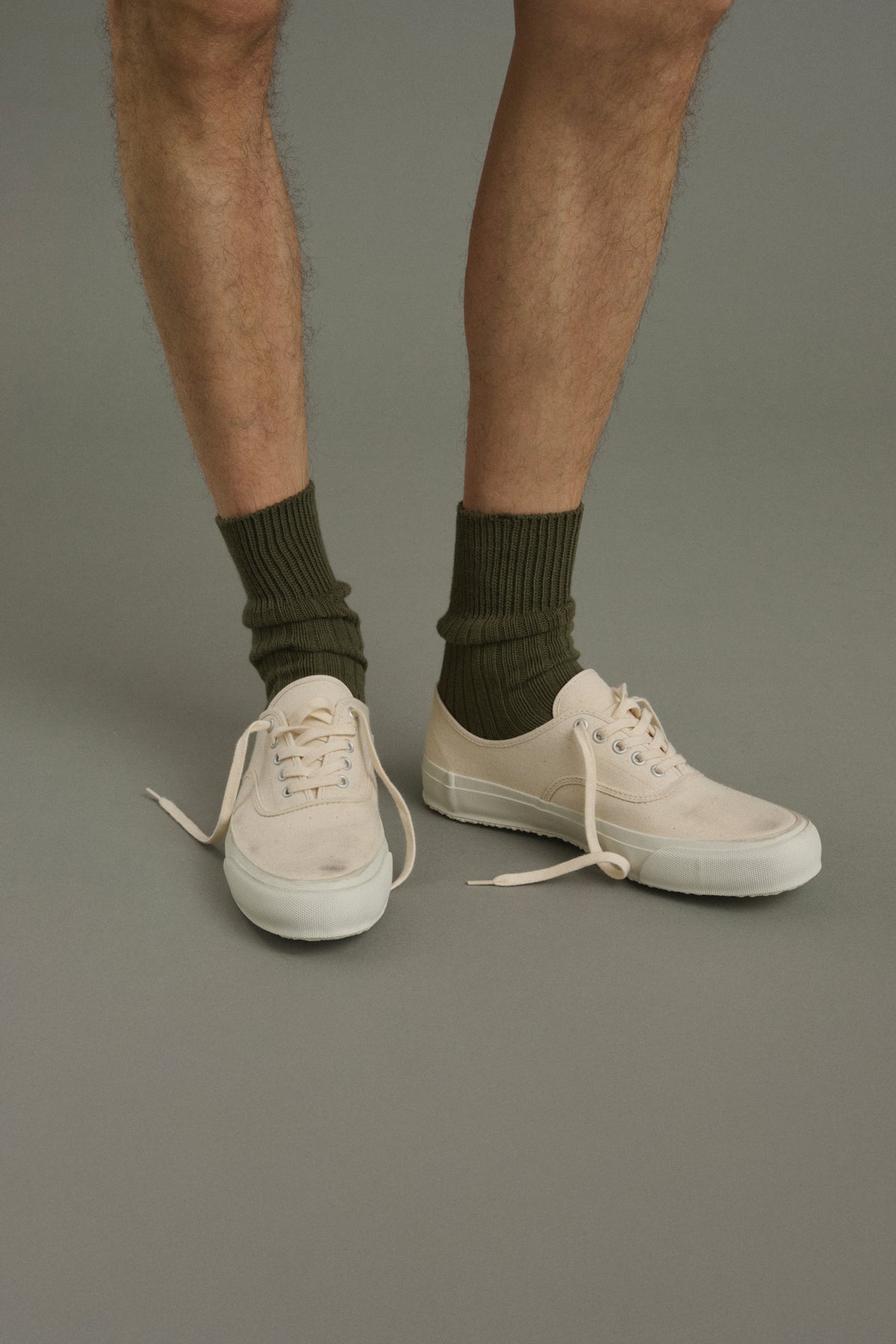 Barth socks - Khaki - Cotton - Men vue 2