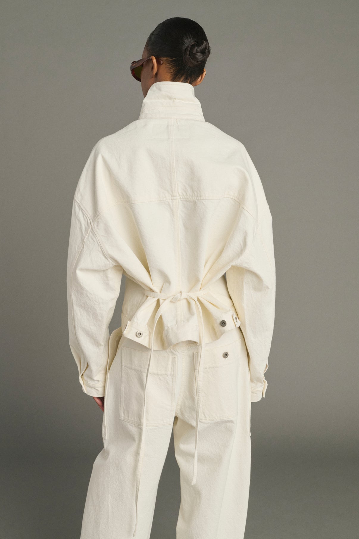 Chaqueta Lys - Crudo - Algodón - Mujer vue 6