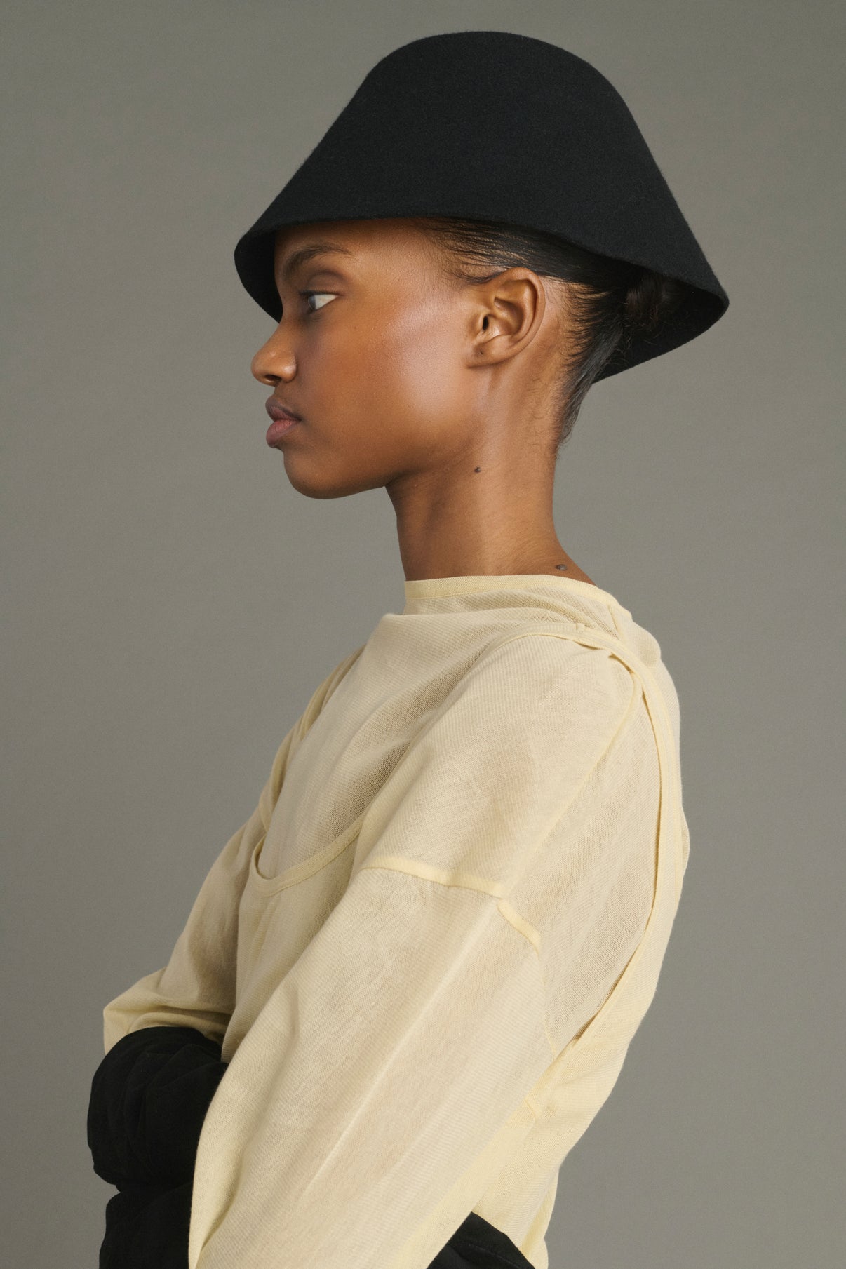 CHAPEAU KARRY NOIR vue 3