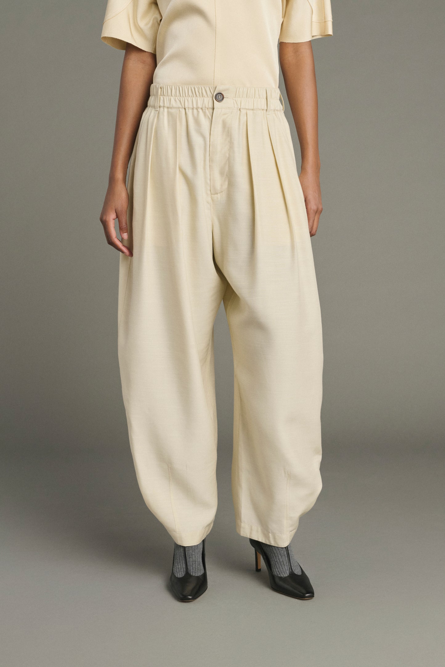 Pantalón Vernon - Écru - Mujer