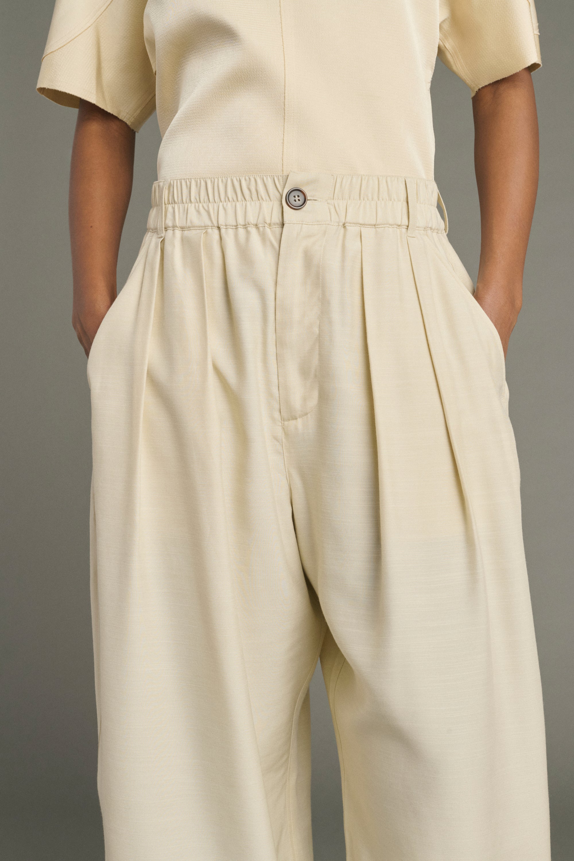 Trousers VERNON Ecru