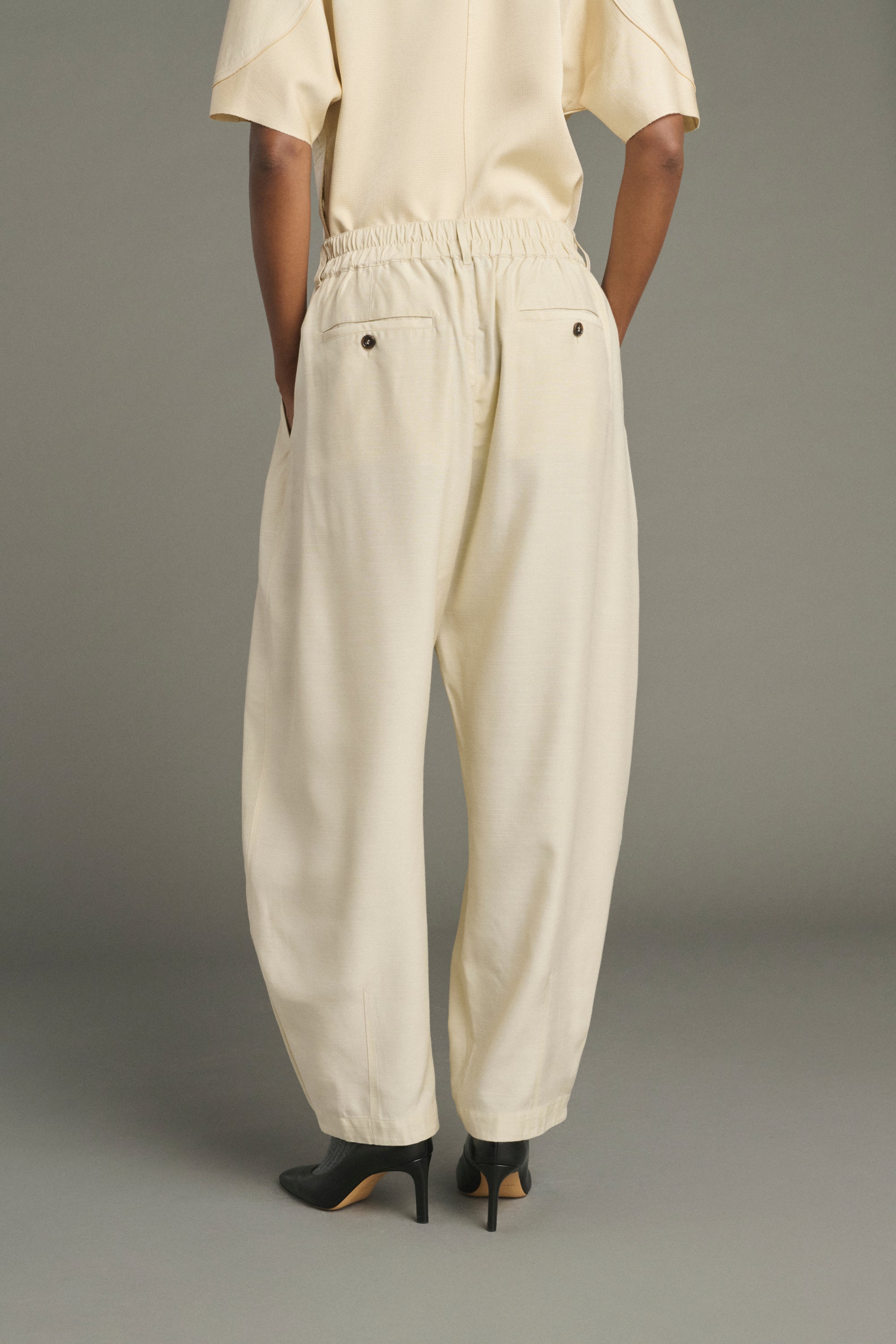 Trousers VERNON Ecru