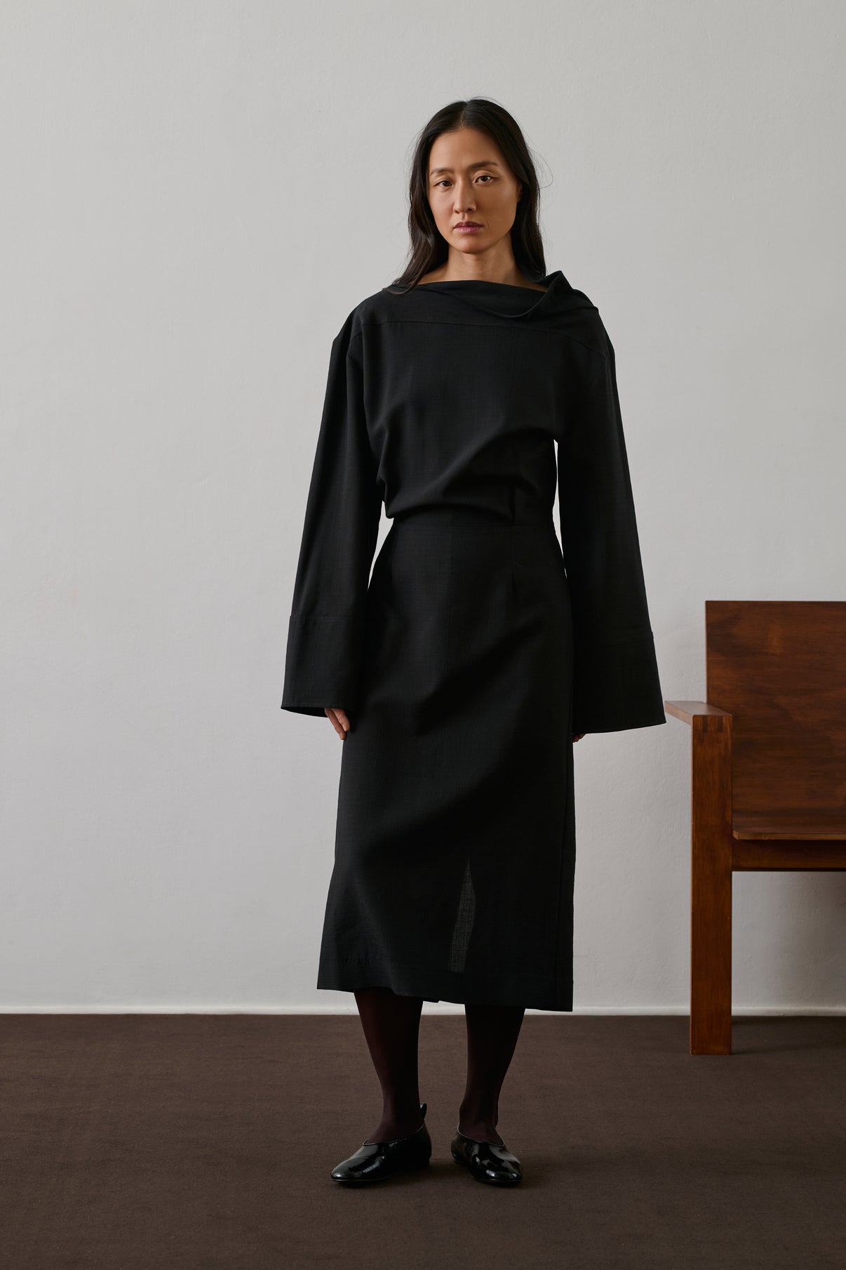 Robe Gina - Noir - Femme vue 1