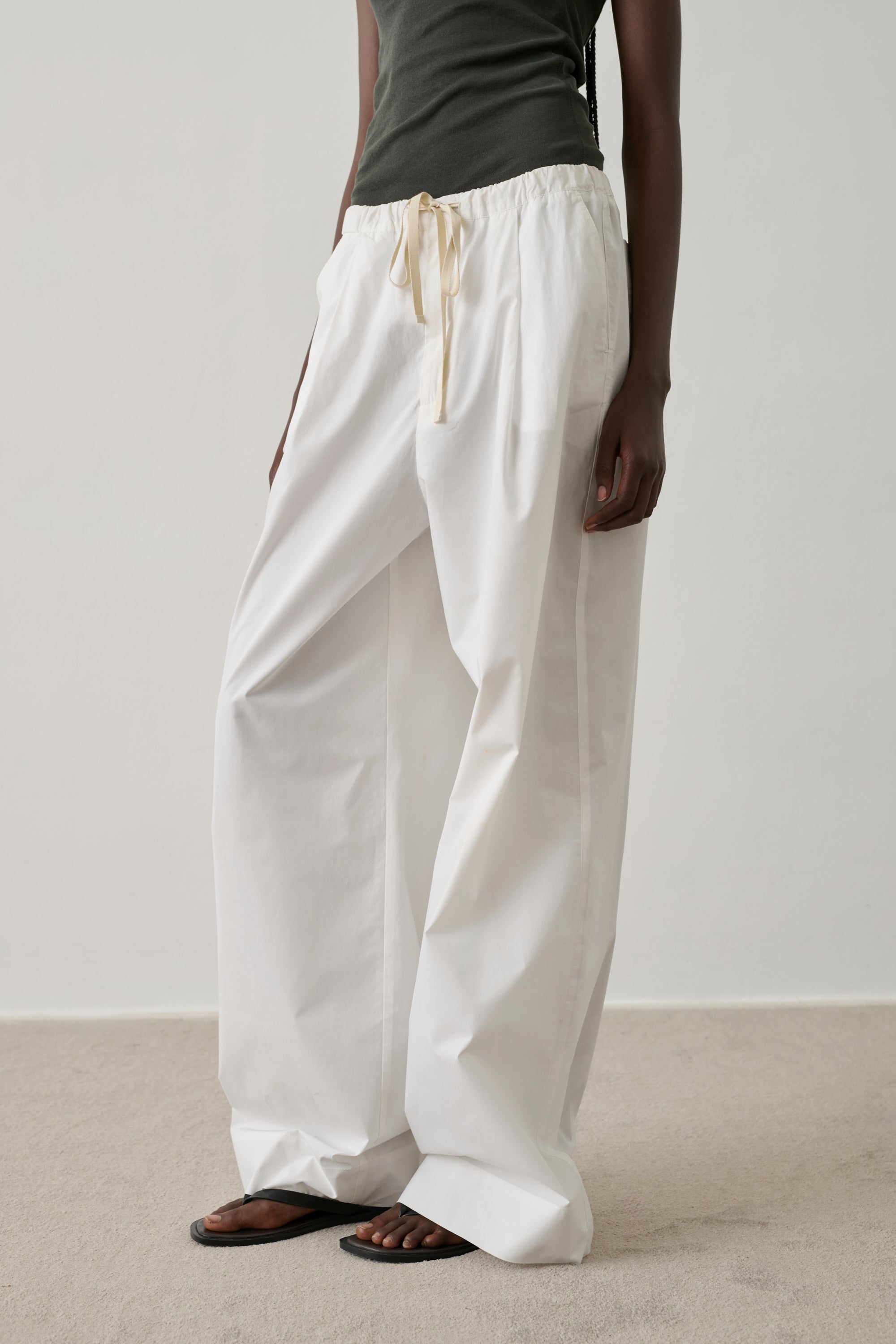 Trousers HUGUES Off White