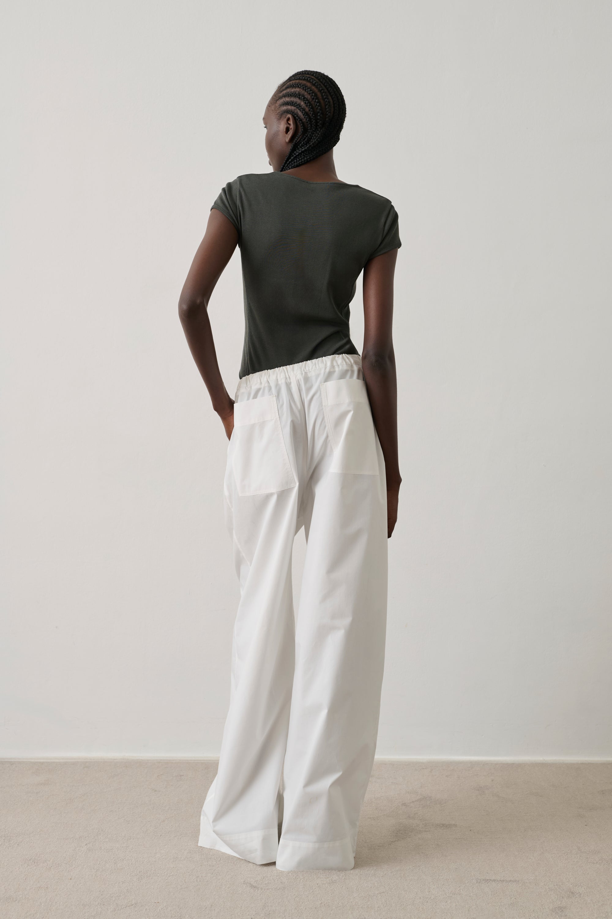 Trousers HUGUES Off White