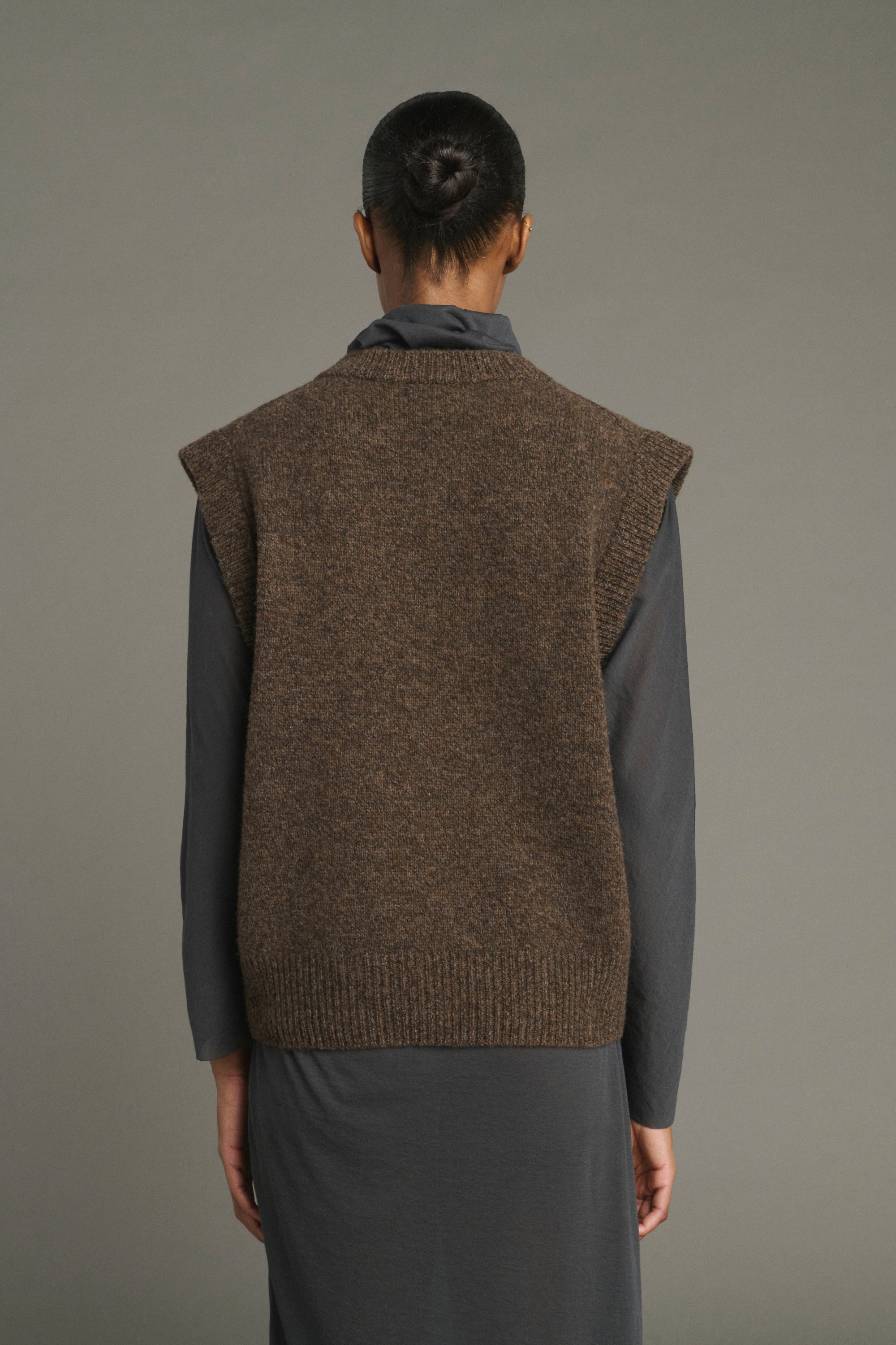 Sweater KARL Brown Heathered