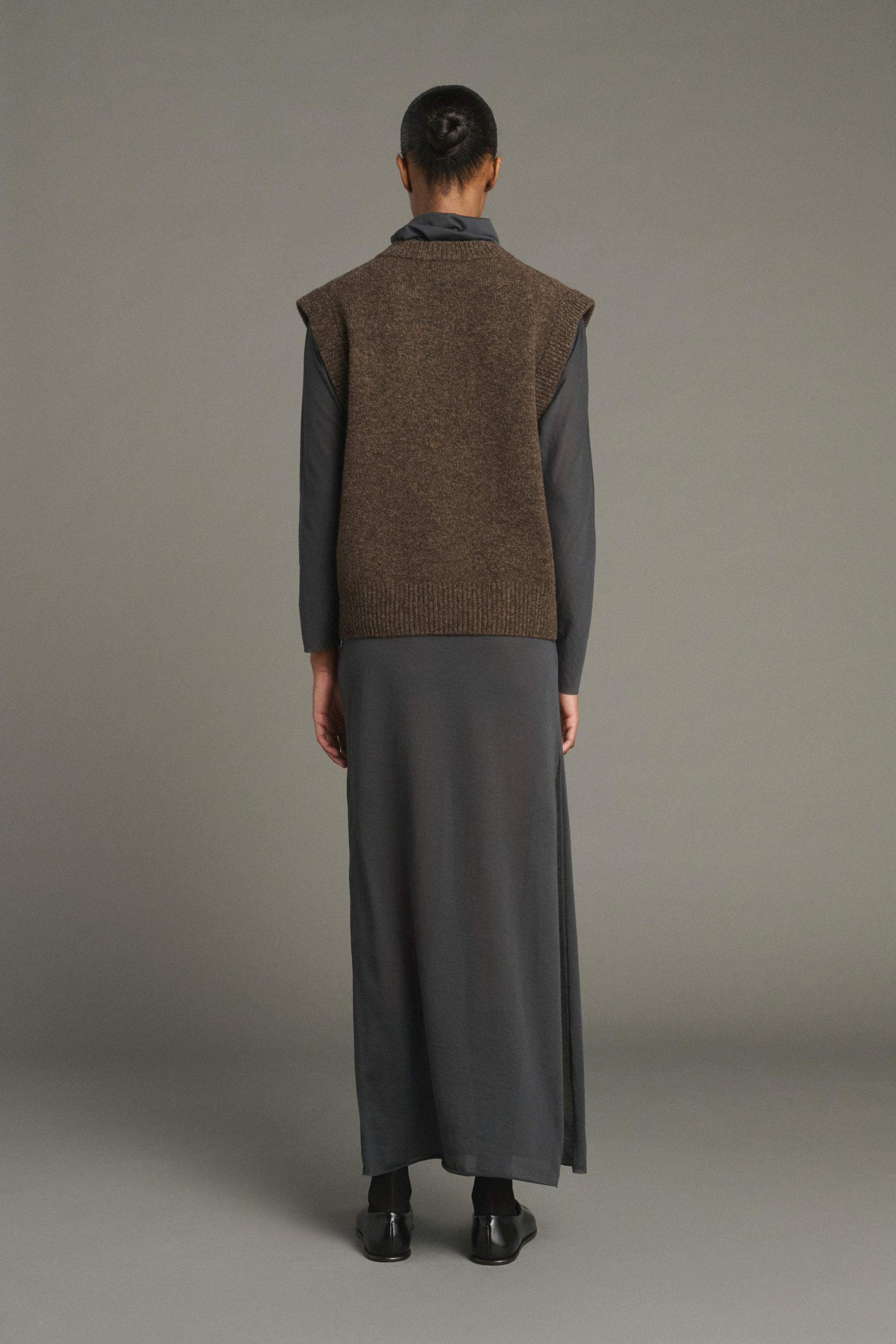 Sweater KARL Brown Heathered