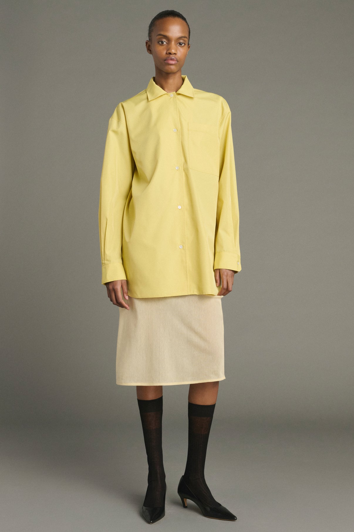 Chemise Kita - Jaune/Beige - Femme vue 1