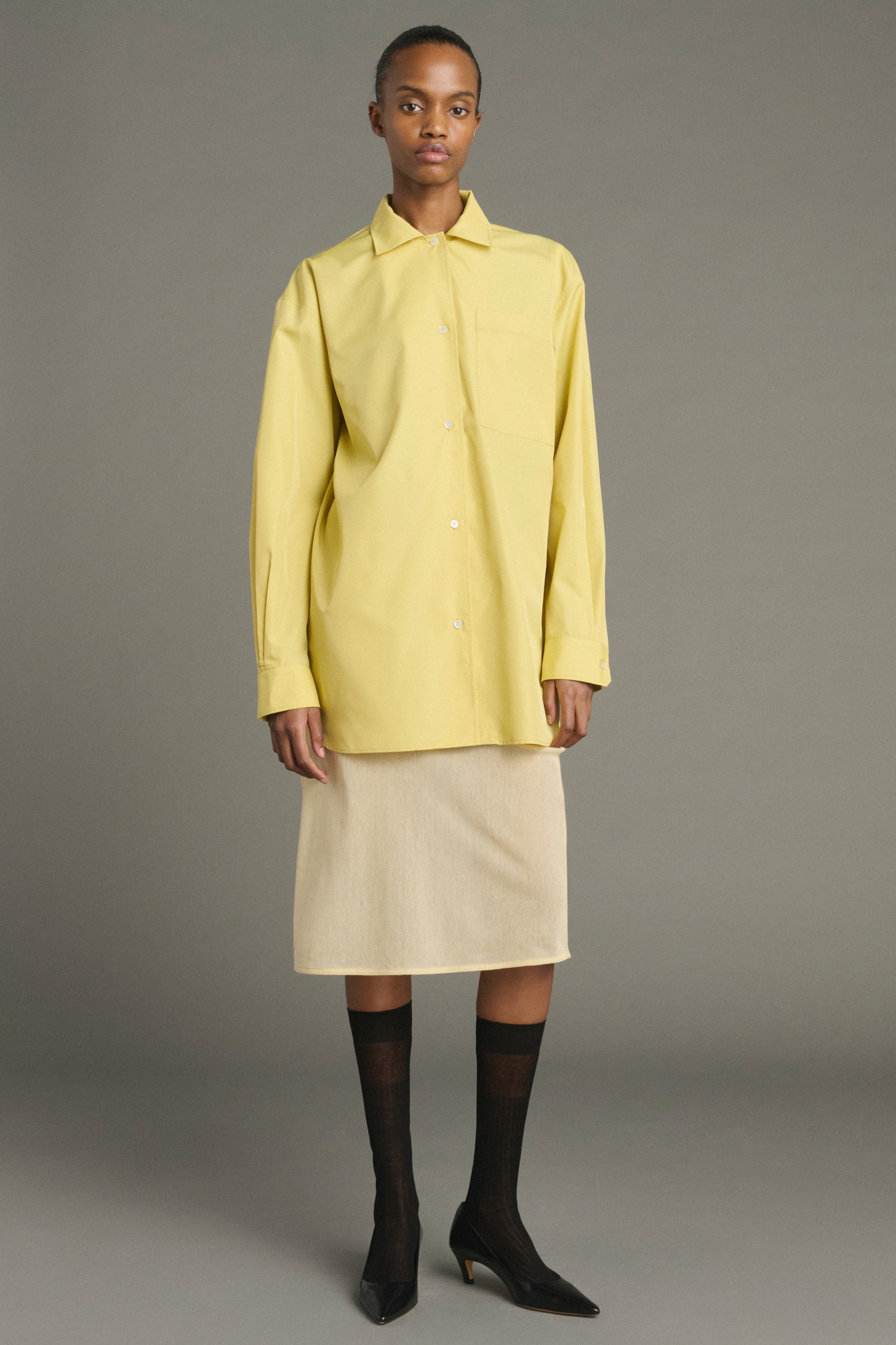 CHEMISE KITA JAUNE