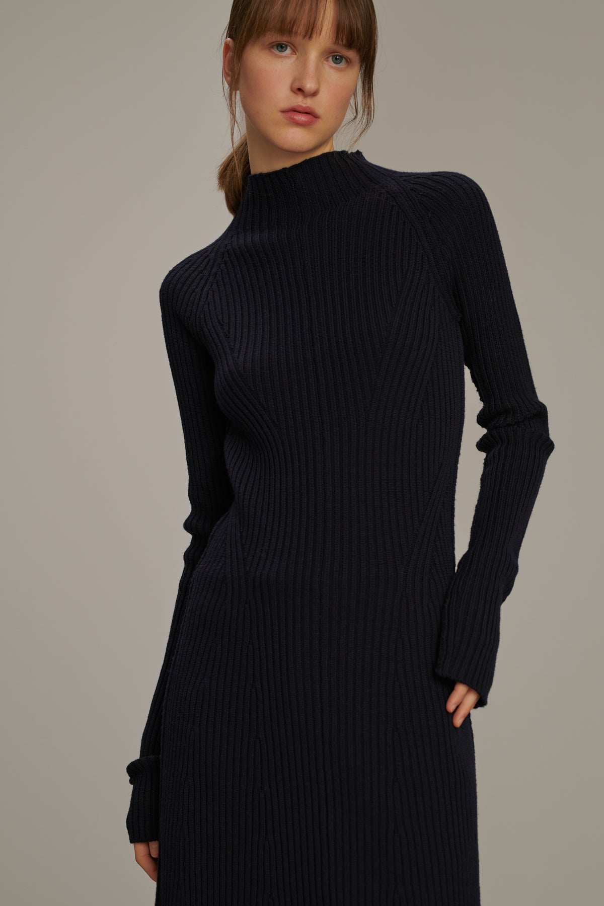 Vestido Beatrice - Marino - Lana - Mujer vue 3