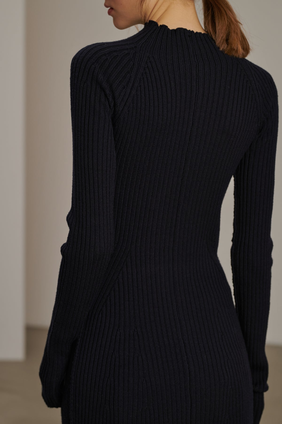 Vestido Beatrice - Marino - Lana - Mujer