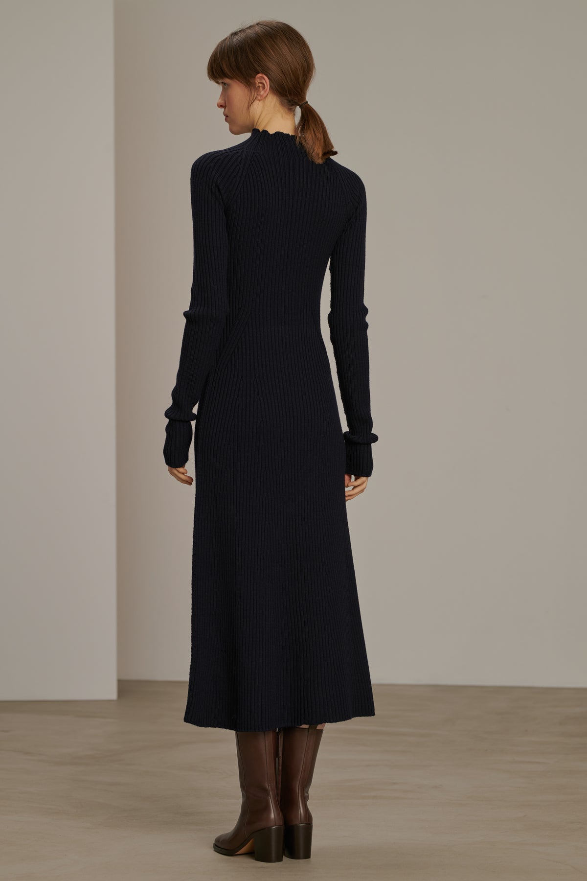 Vestido Beatrice - Marino - Lana - Mujer vue 2