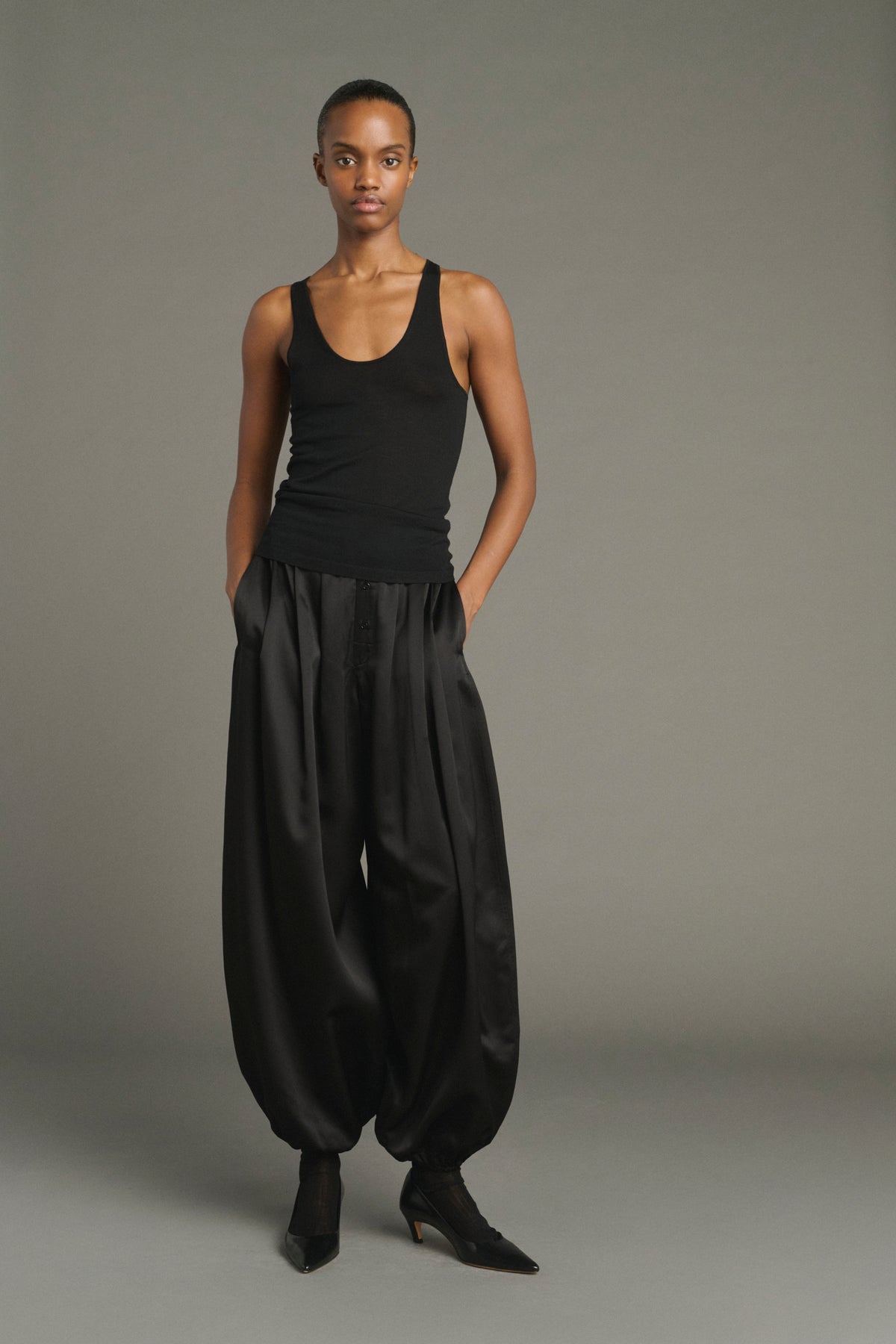 Jersey Juliana - Negro - Lana Merino - Mujer