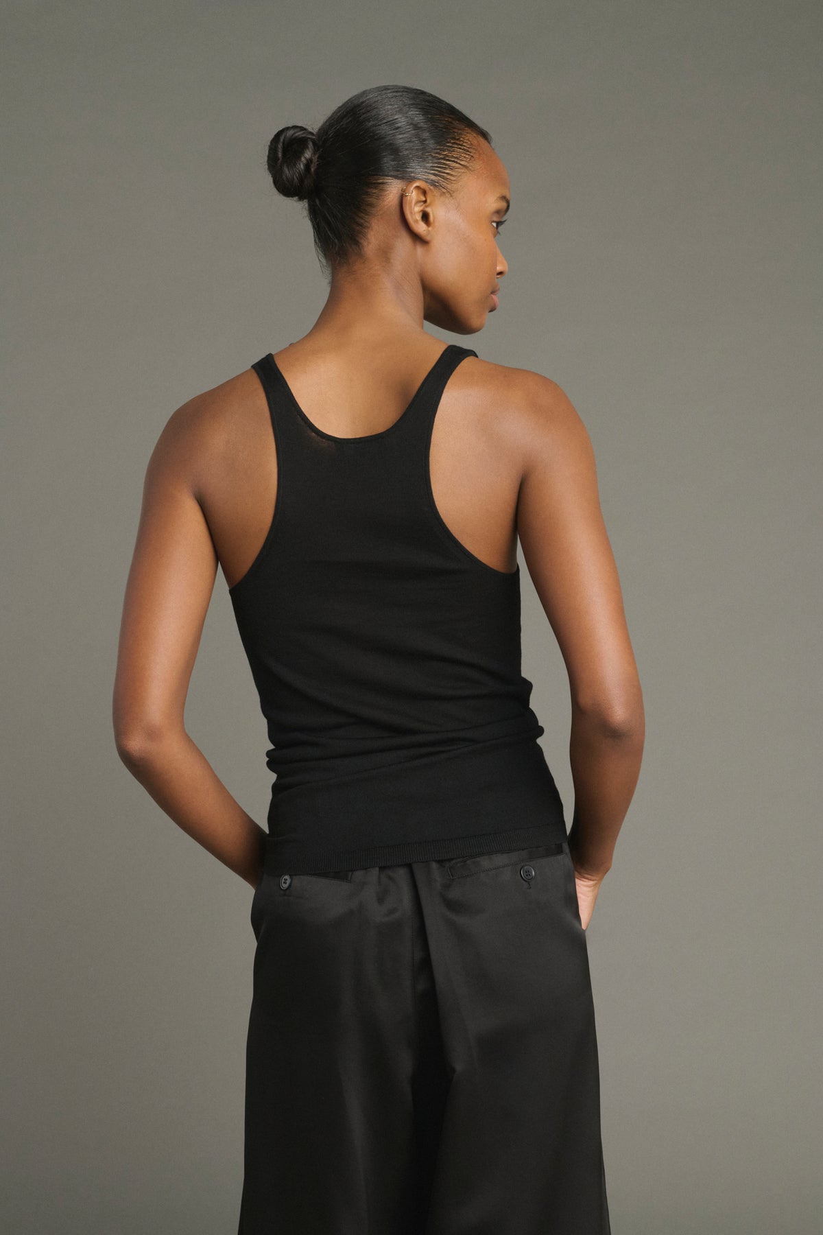 Jersey Juliana - Negro - Lana Merino - Mujer