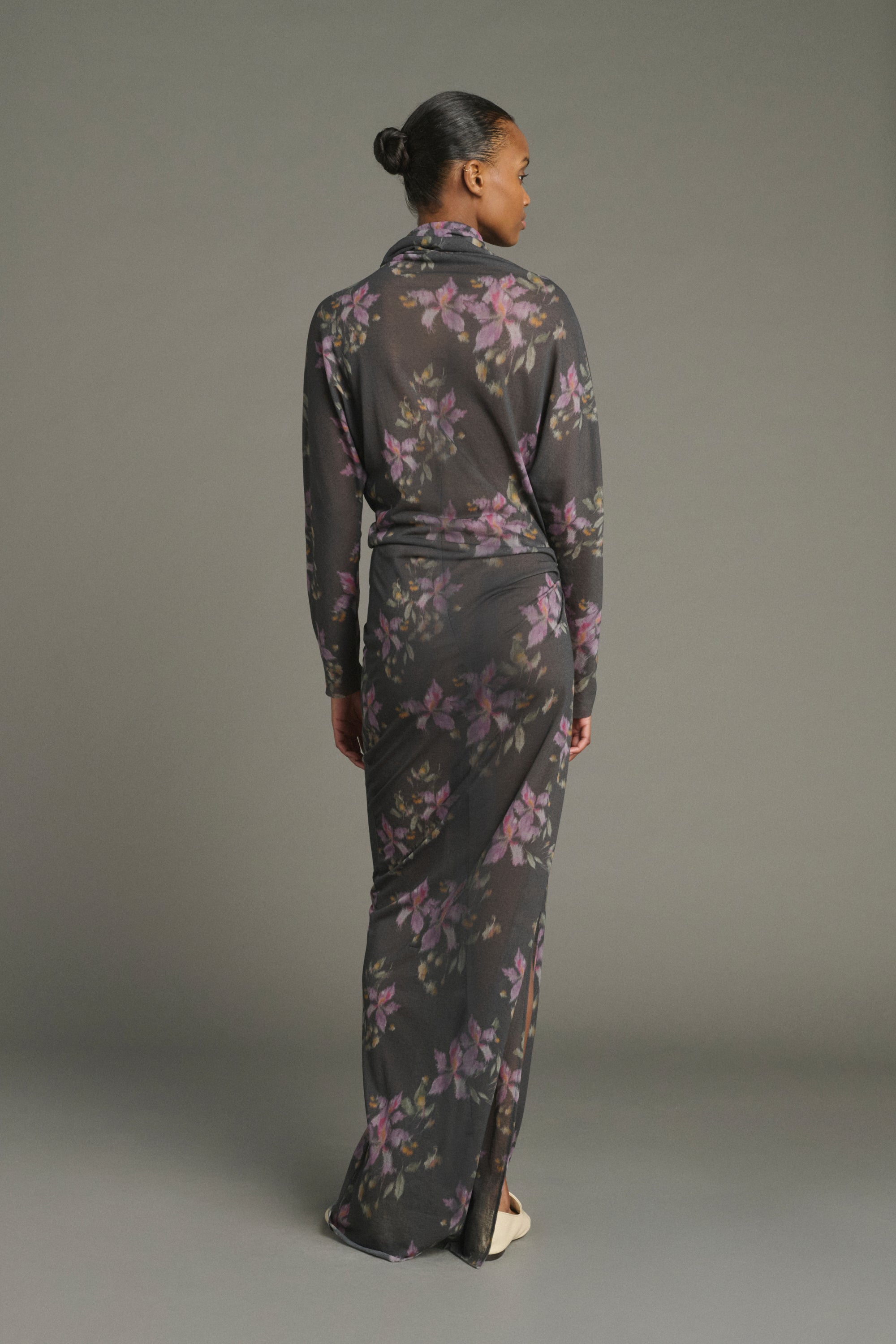 Dress LOLA Charcoal/Purple