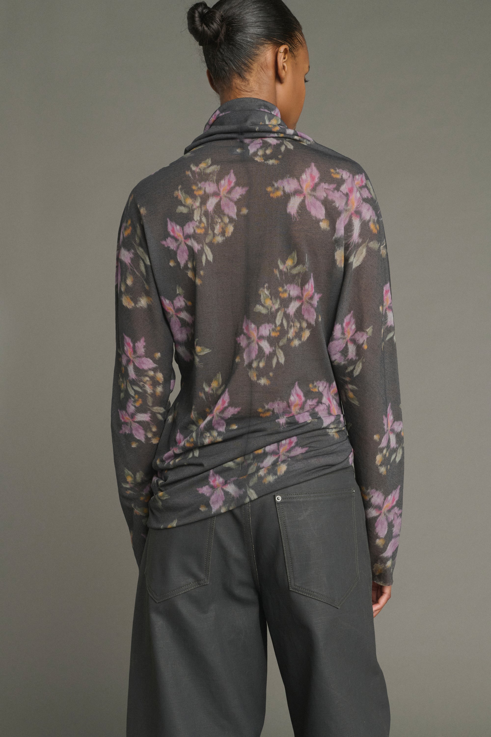 T-shirt LISIA Charcoal/Purple