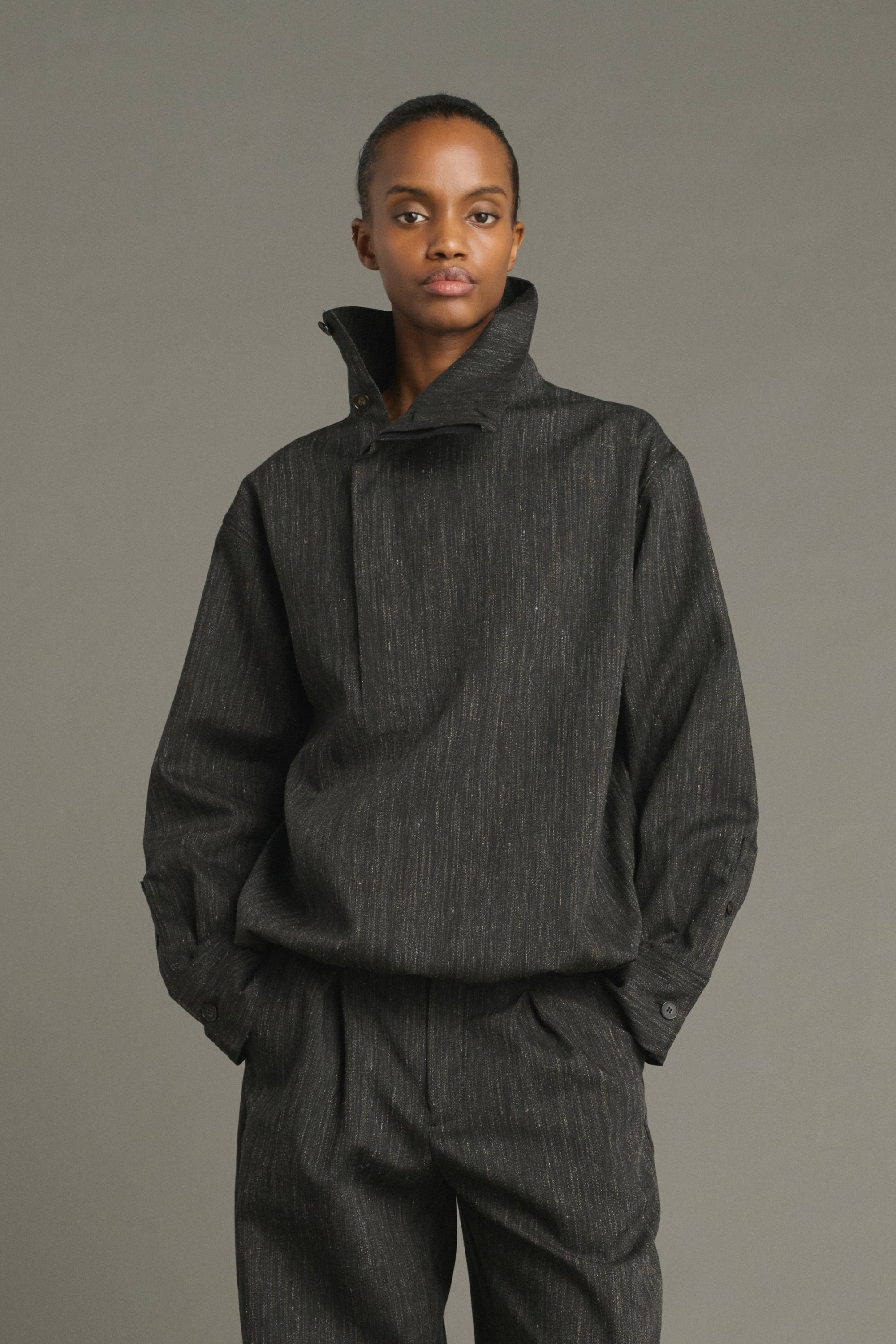 Shirt LUTECE Charcoal Gray