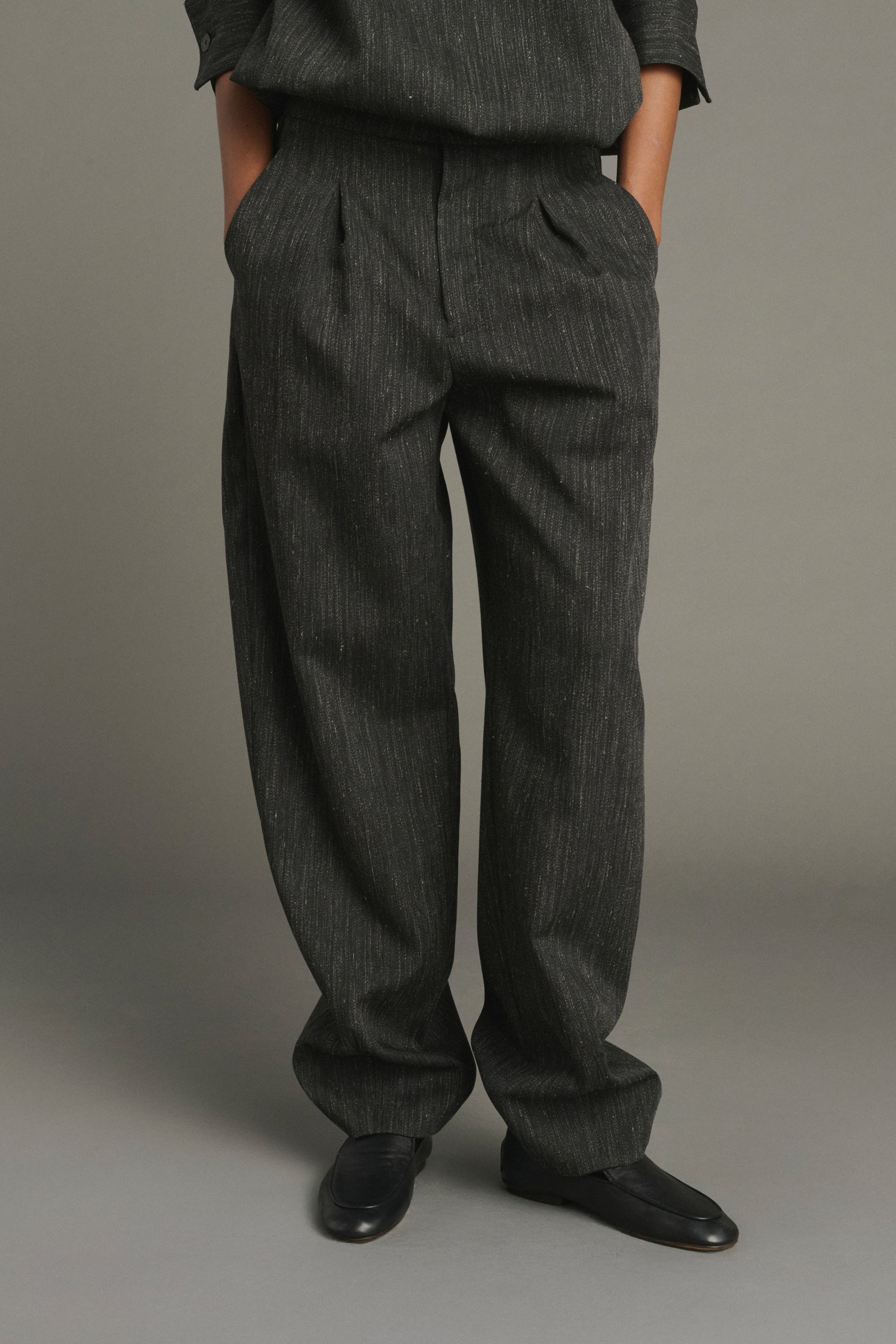 Pantaloni BAPTISTE Grigio antracite